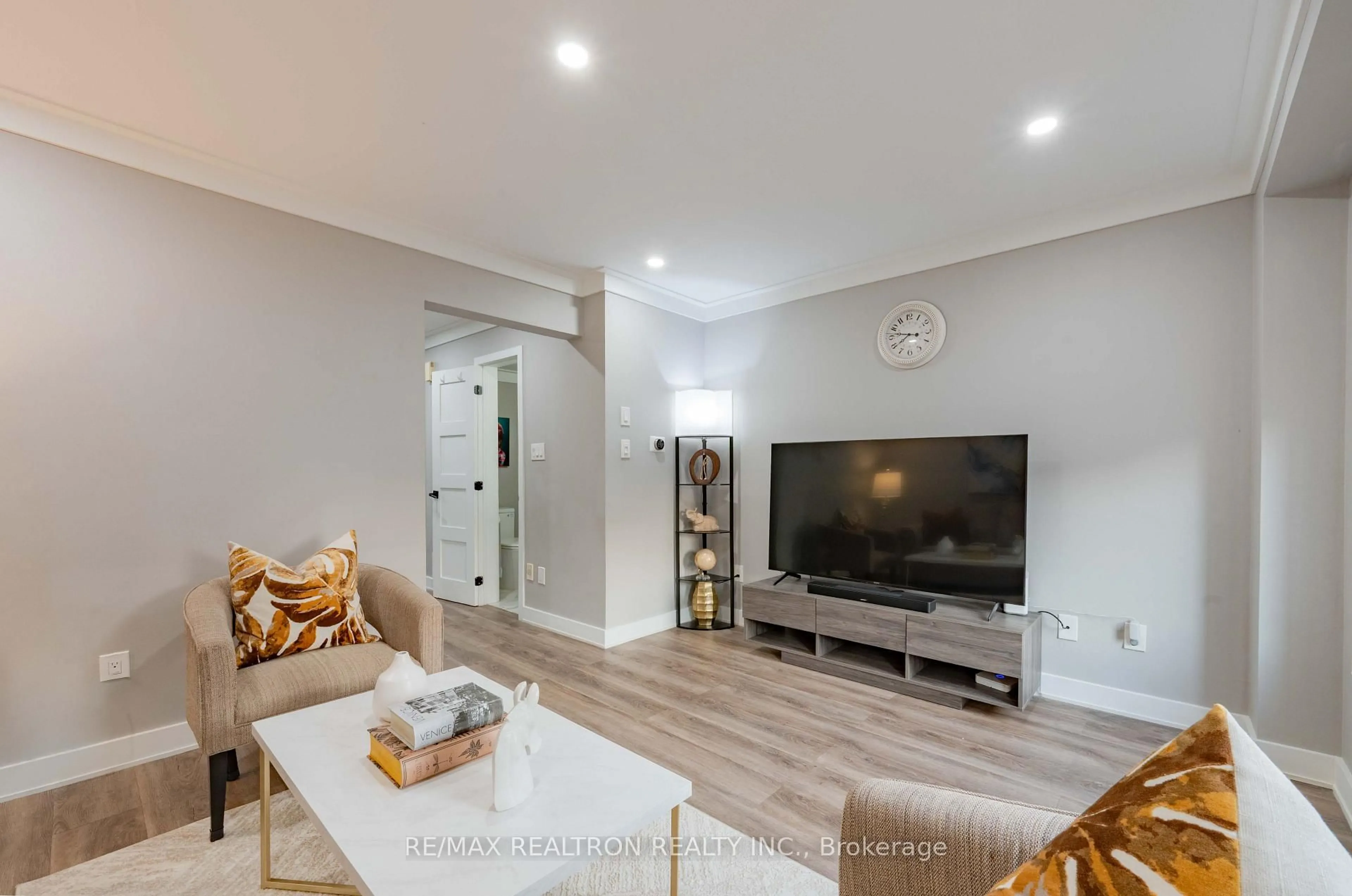 Living room with furniture, unknown for 23 Pennefather Lane, Ajax Ontario L1T 4H2