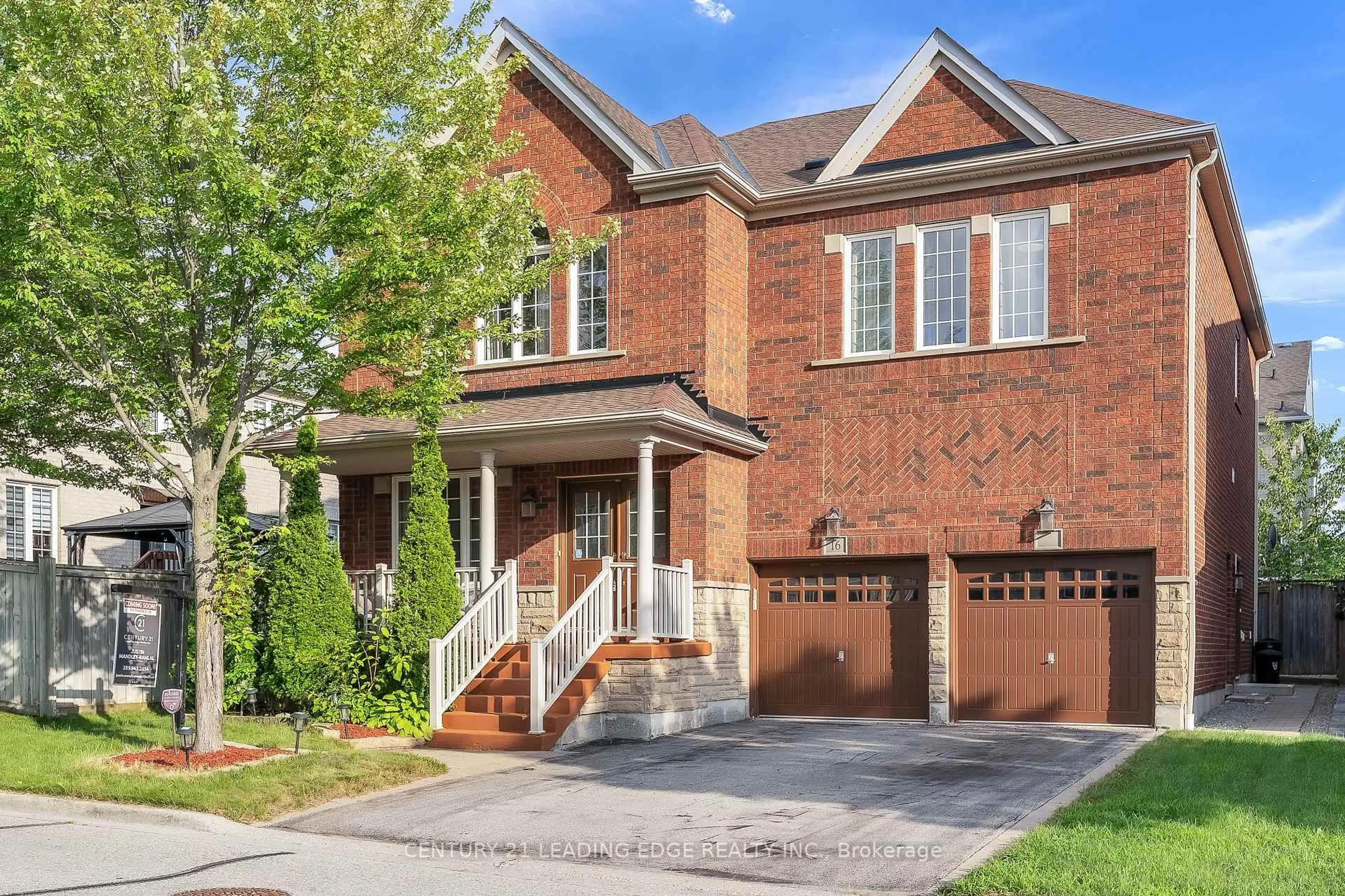 Home with brick exterior material, street for 16 Bicknell Crt, Ajax Ontario L1T 0G3