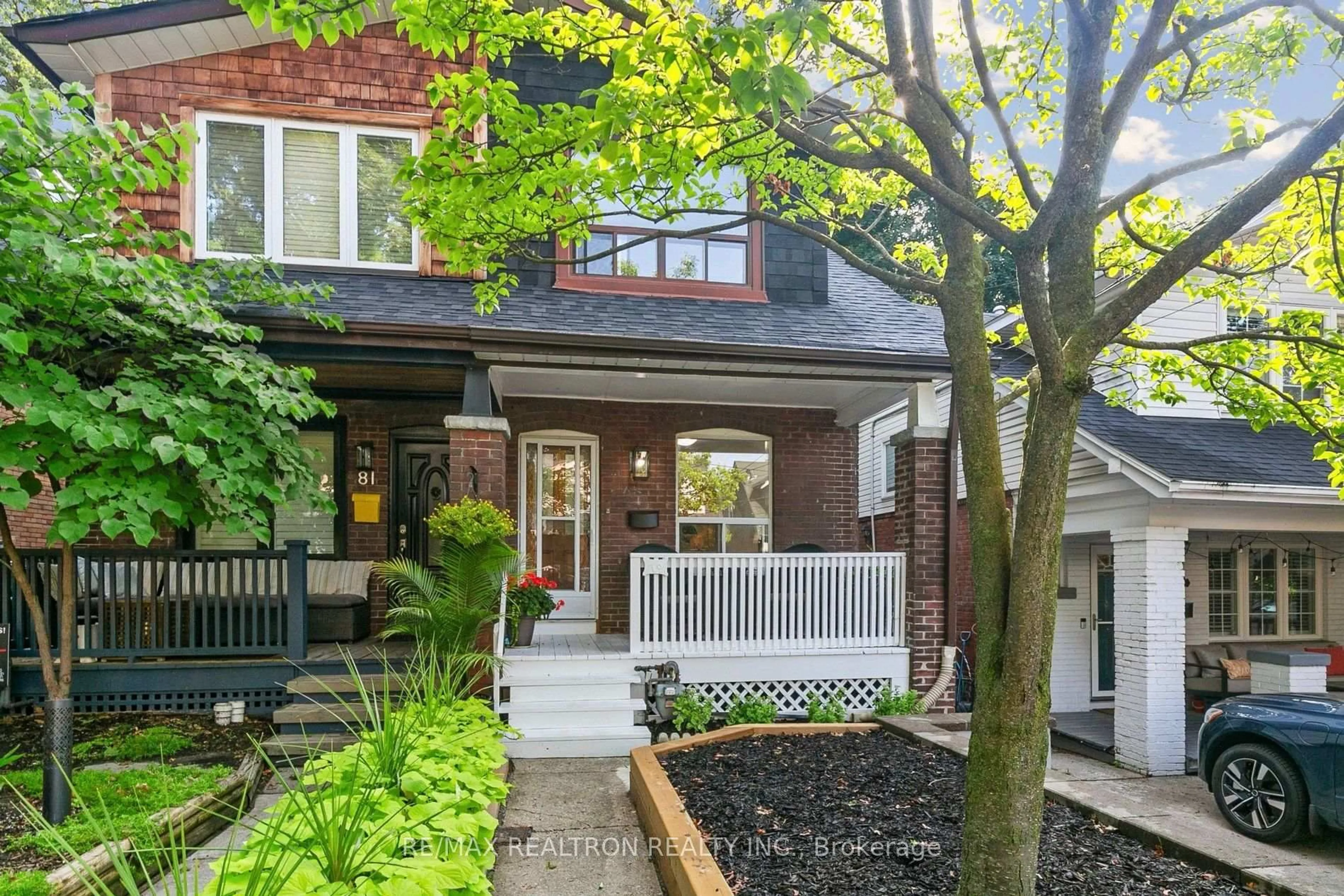 Home with brick exterior material, street for 79 Glenmount Park Road Rd, Toronto Ontario M4E 2N1