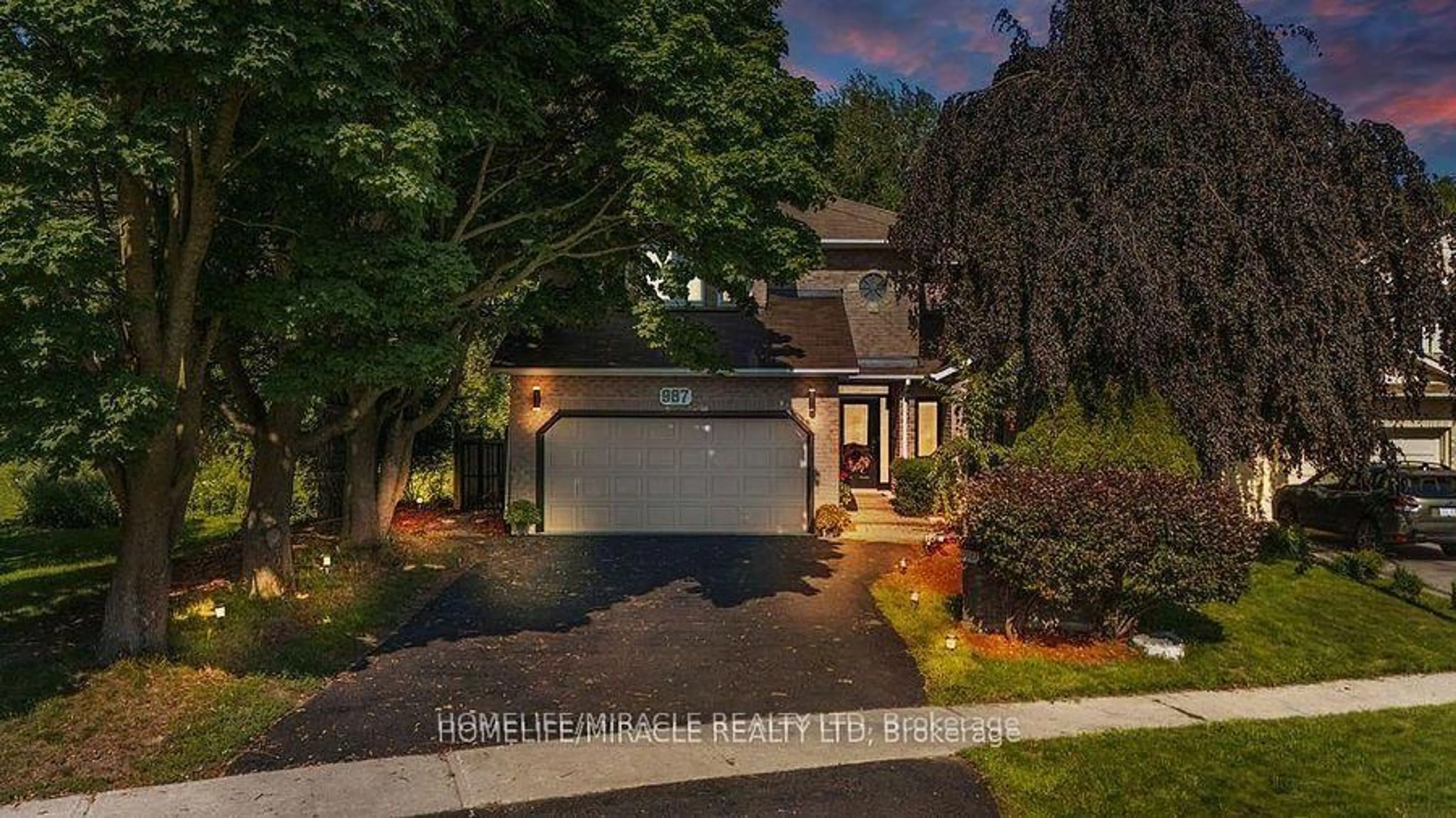 Home with brick exterior material, street for 987 Copperfield Dr, Oshawa Ontario L1K 2E9