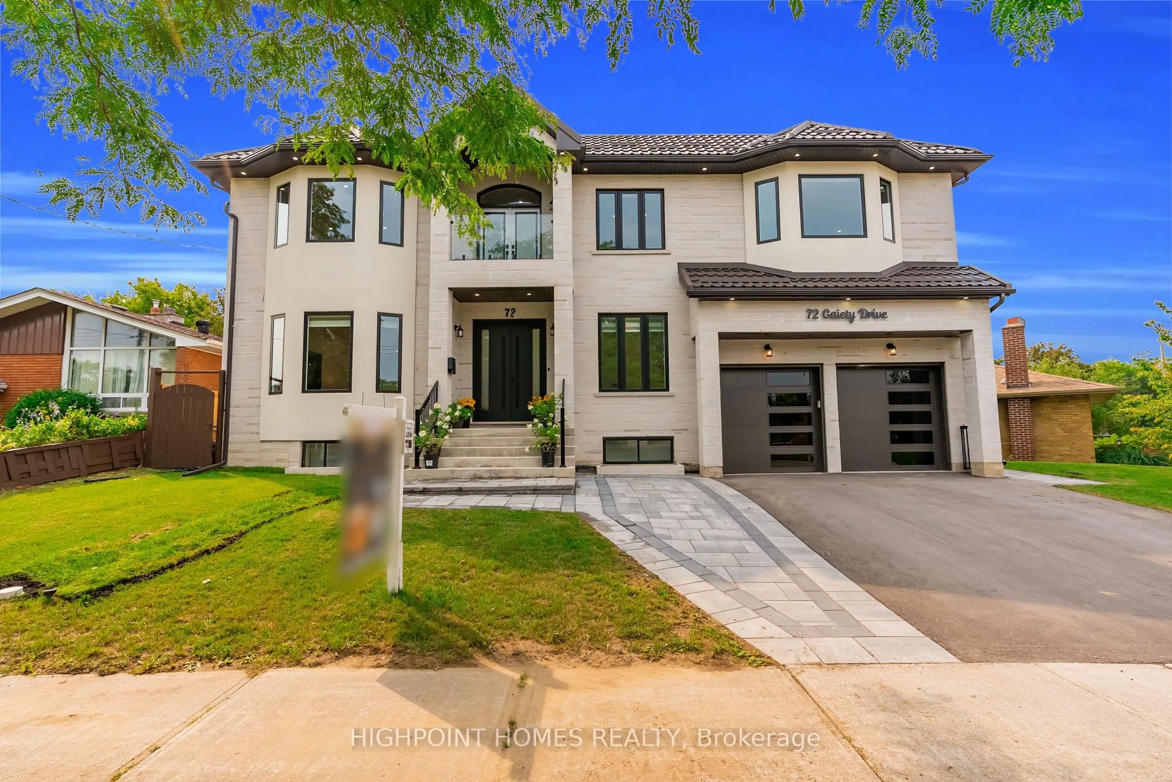 Home with brick exterior material, street for 72 Gaiety Dr, Toronto Ontario M1H 1C1