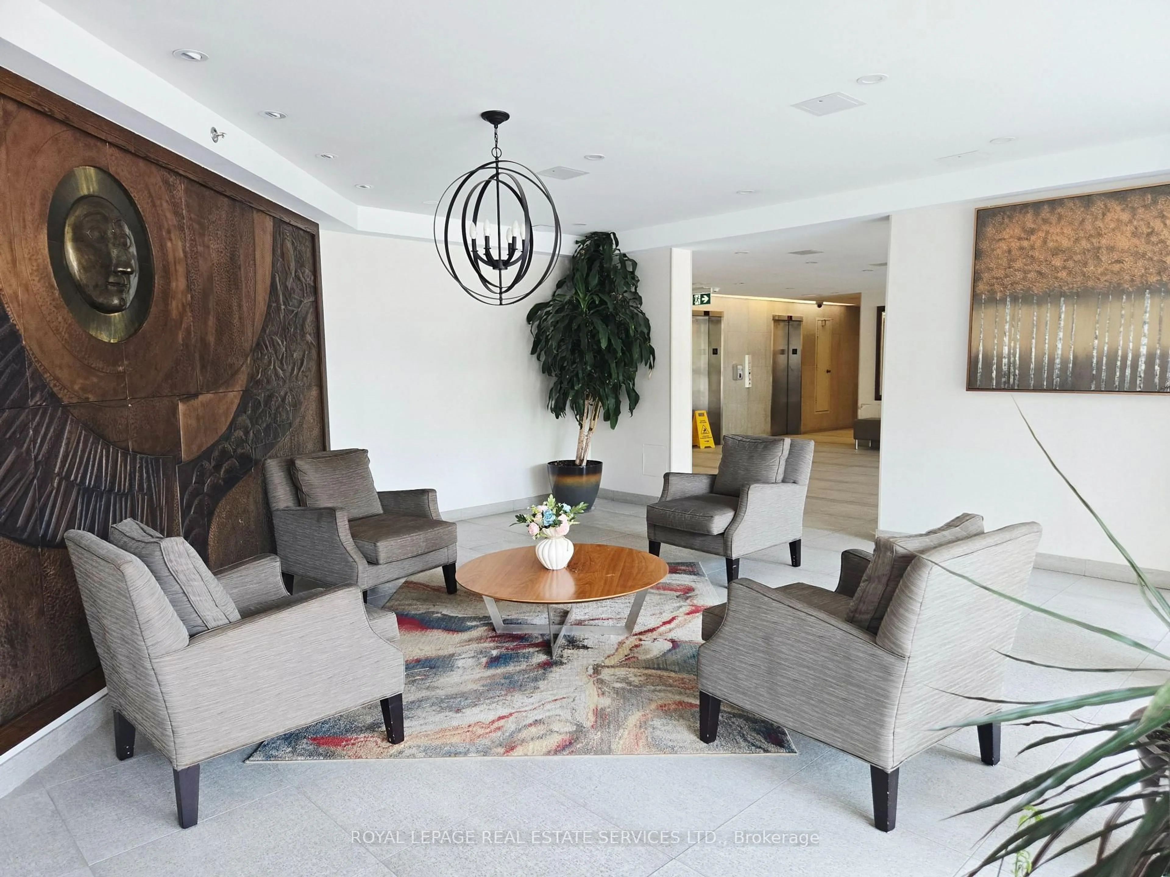 Living room with furniture, unknown for 120 Dundalk Dr #406, Toronto Ontario M1P 4V9