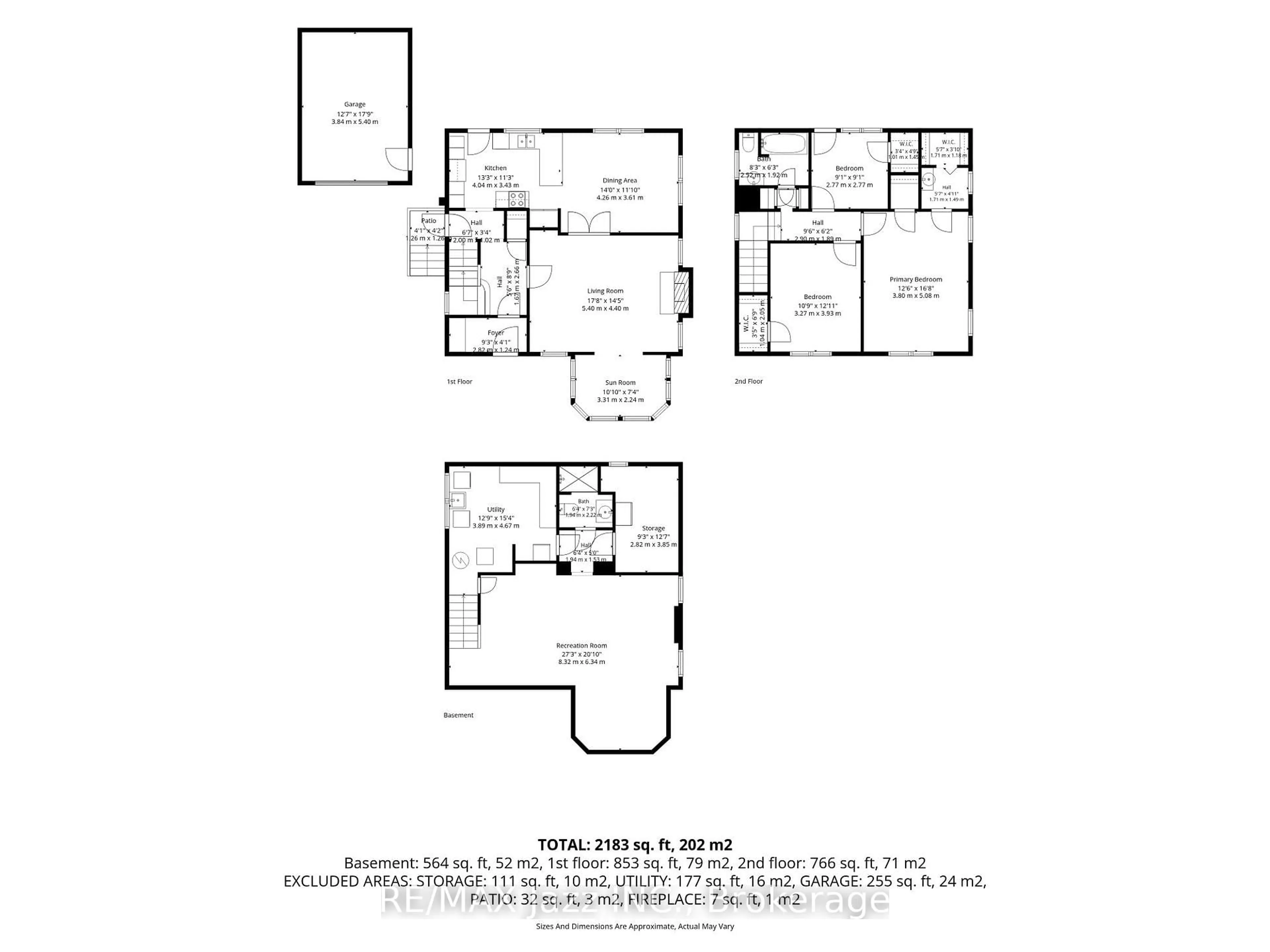 Floor plan for 425 Masson St, Oshawa Ontario L1G 4Z7