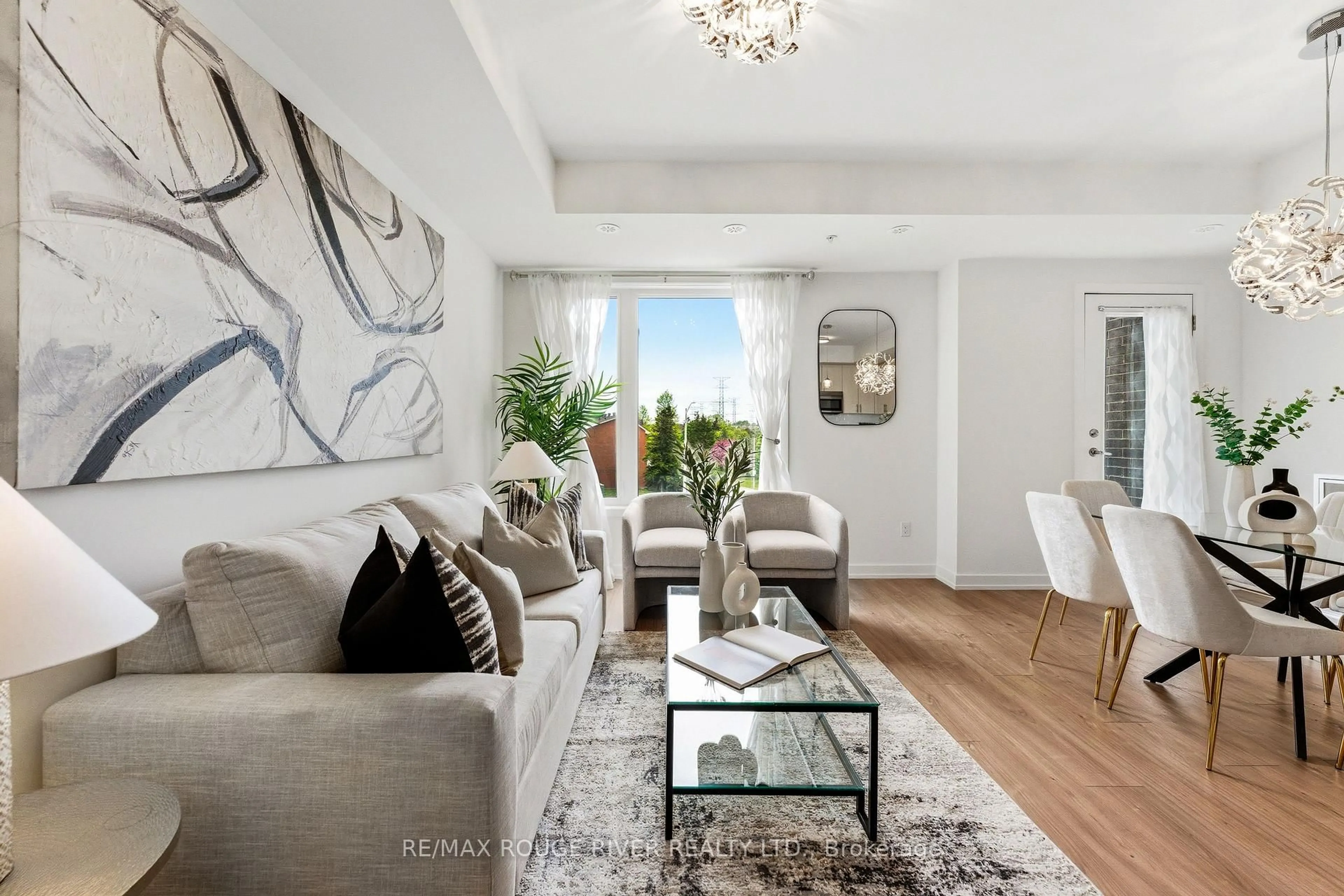 Living room with furniture, unknown for 1555 Kingston Rd #226, Pickering Ontario L1V 0E9