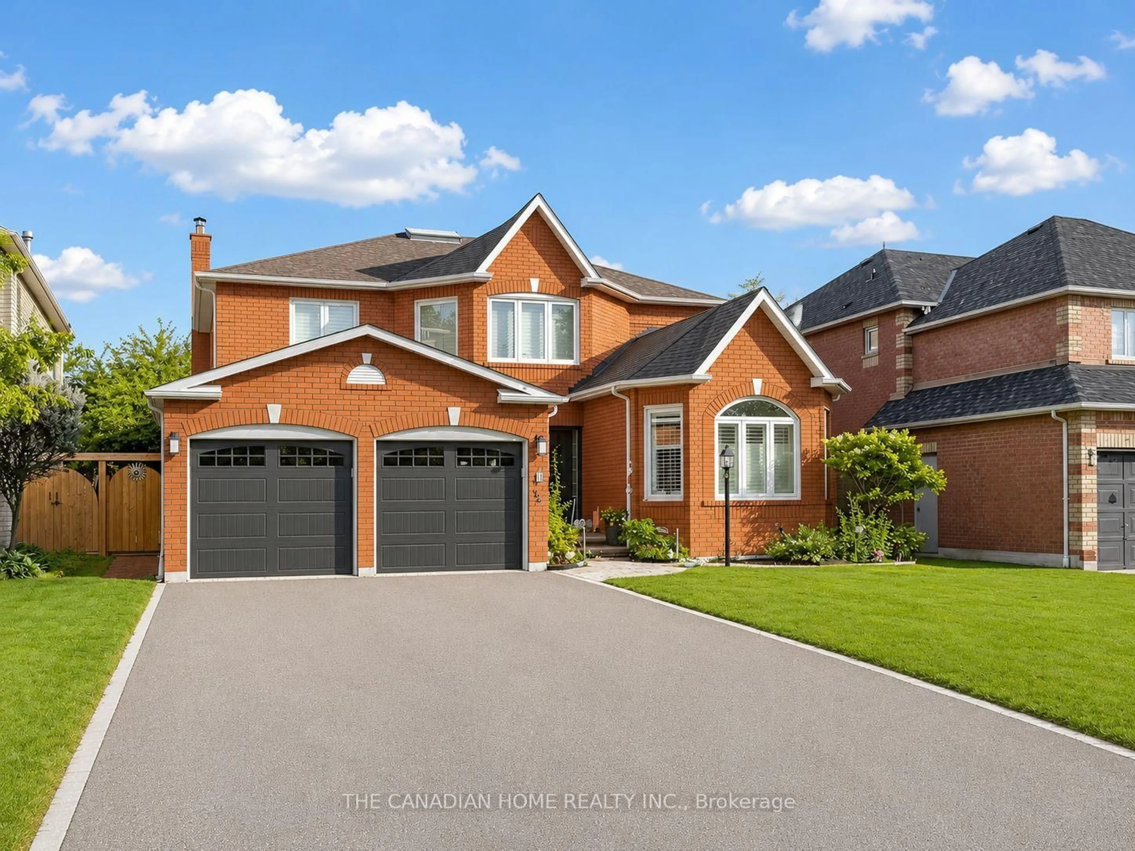 Home with brick exterior material, street for 19 Wigston Crt, Whitby Ontario L1R 2B9