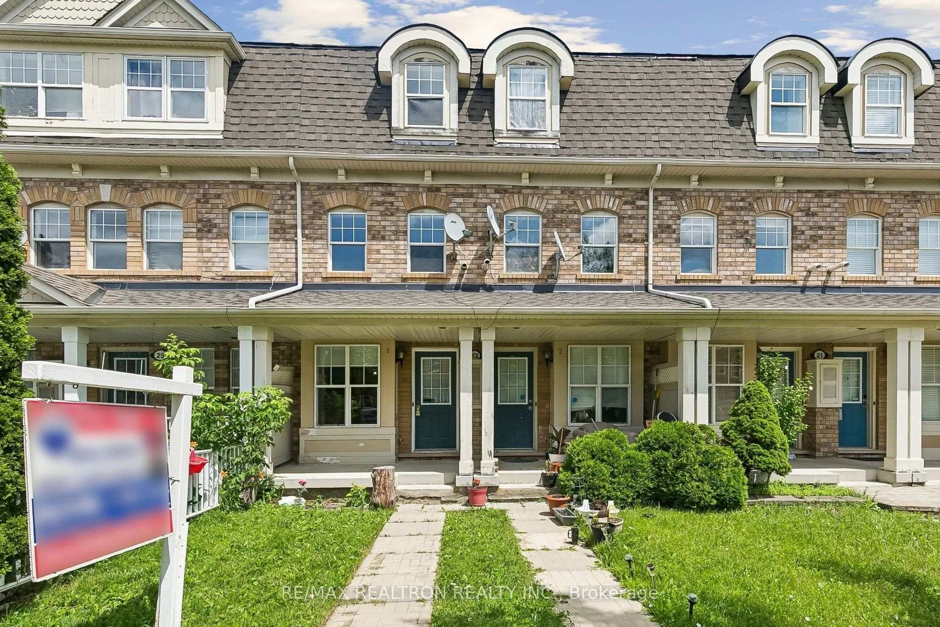 Home with brick exterior material, street for 23 Ecopark Gate, Toronto Ontario M1B 6G8