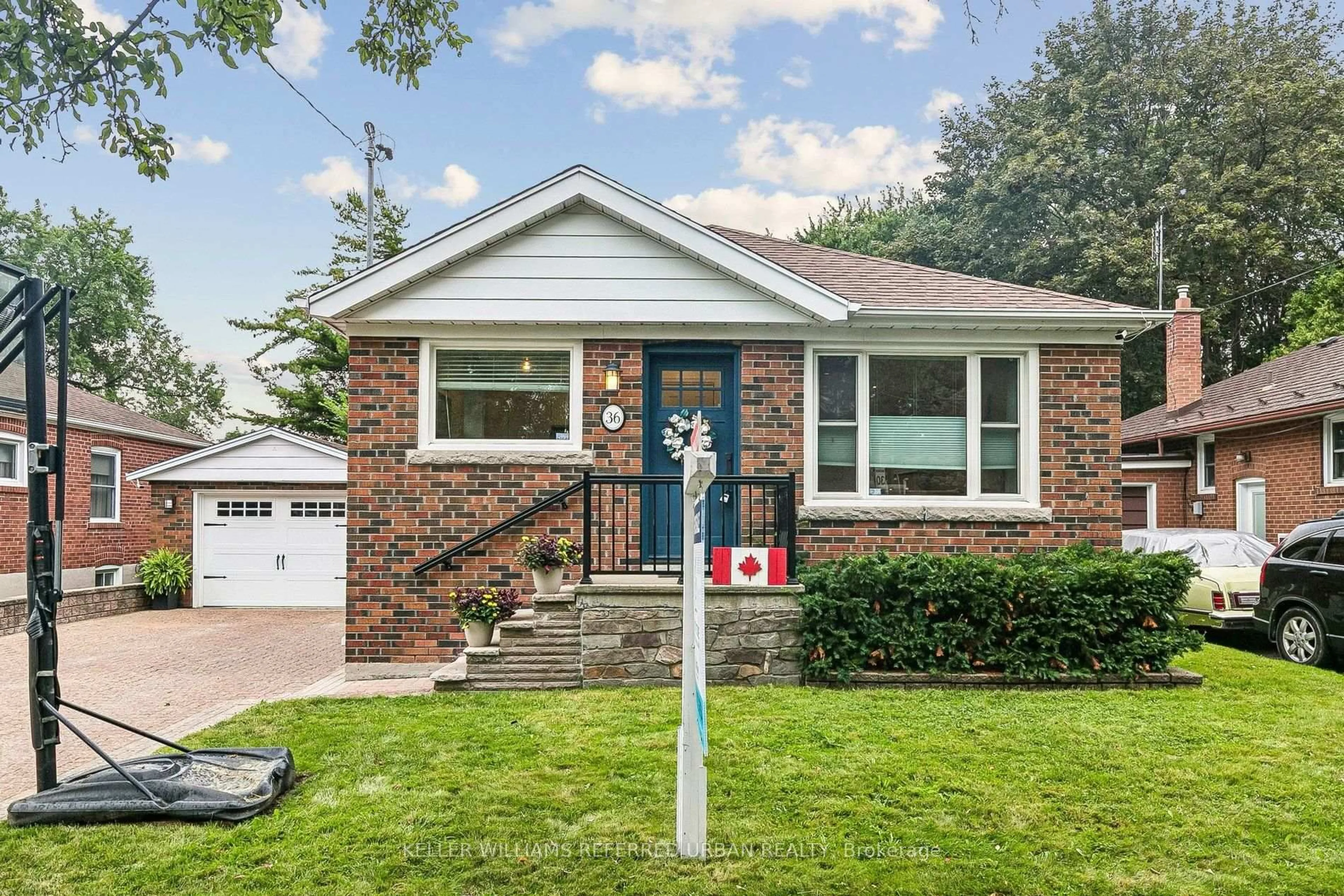 Home with brick exterior material, street for 36 Vernadale Cres, Toronto Ontario M1L 3M4