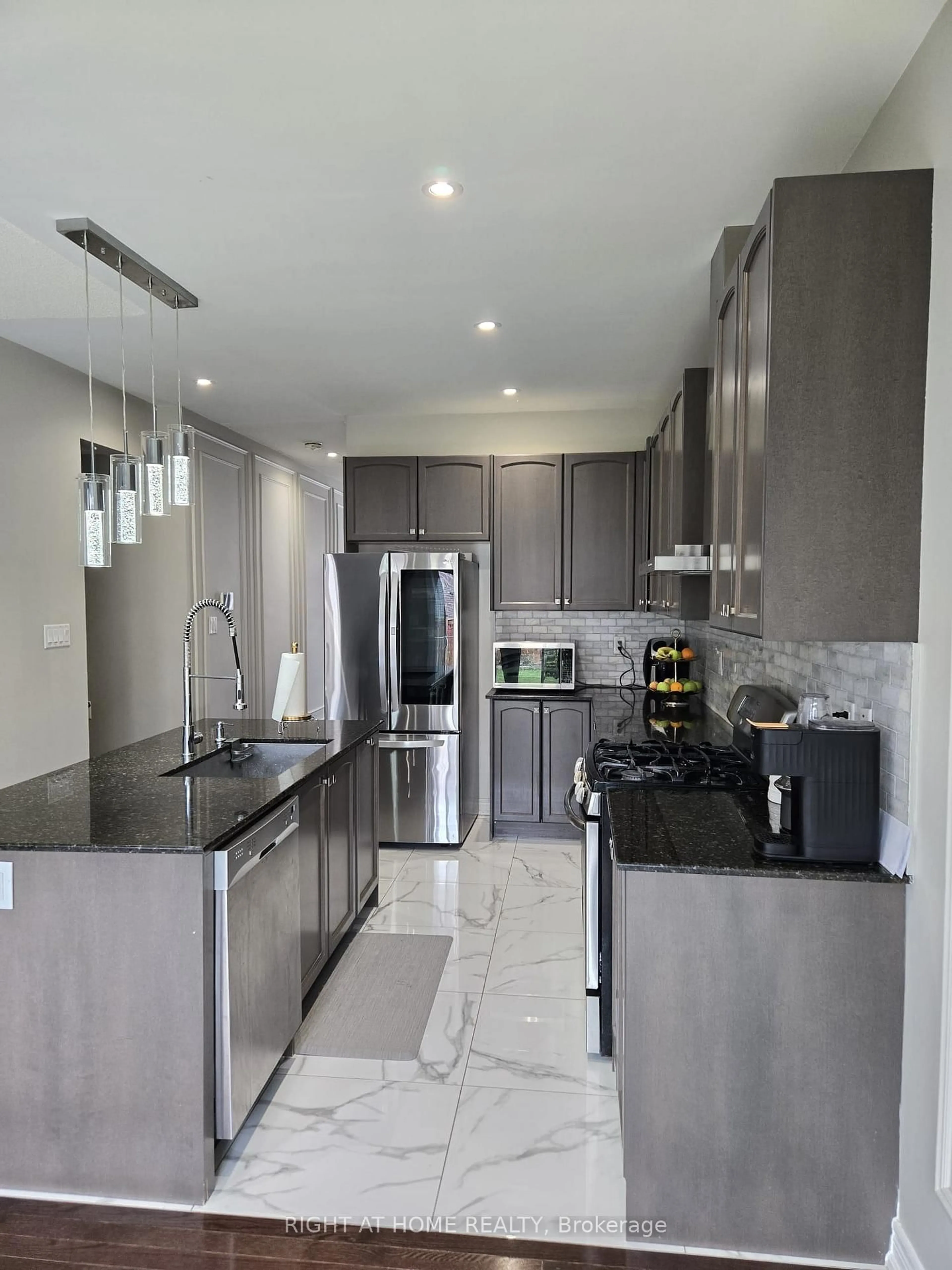 Contemporary kitchen, ceramic/tile floor for 14 Ogston Cres, Whitby Ontario L1P 0G9