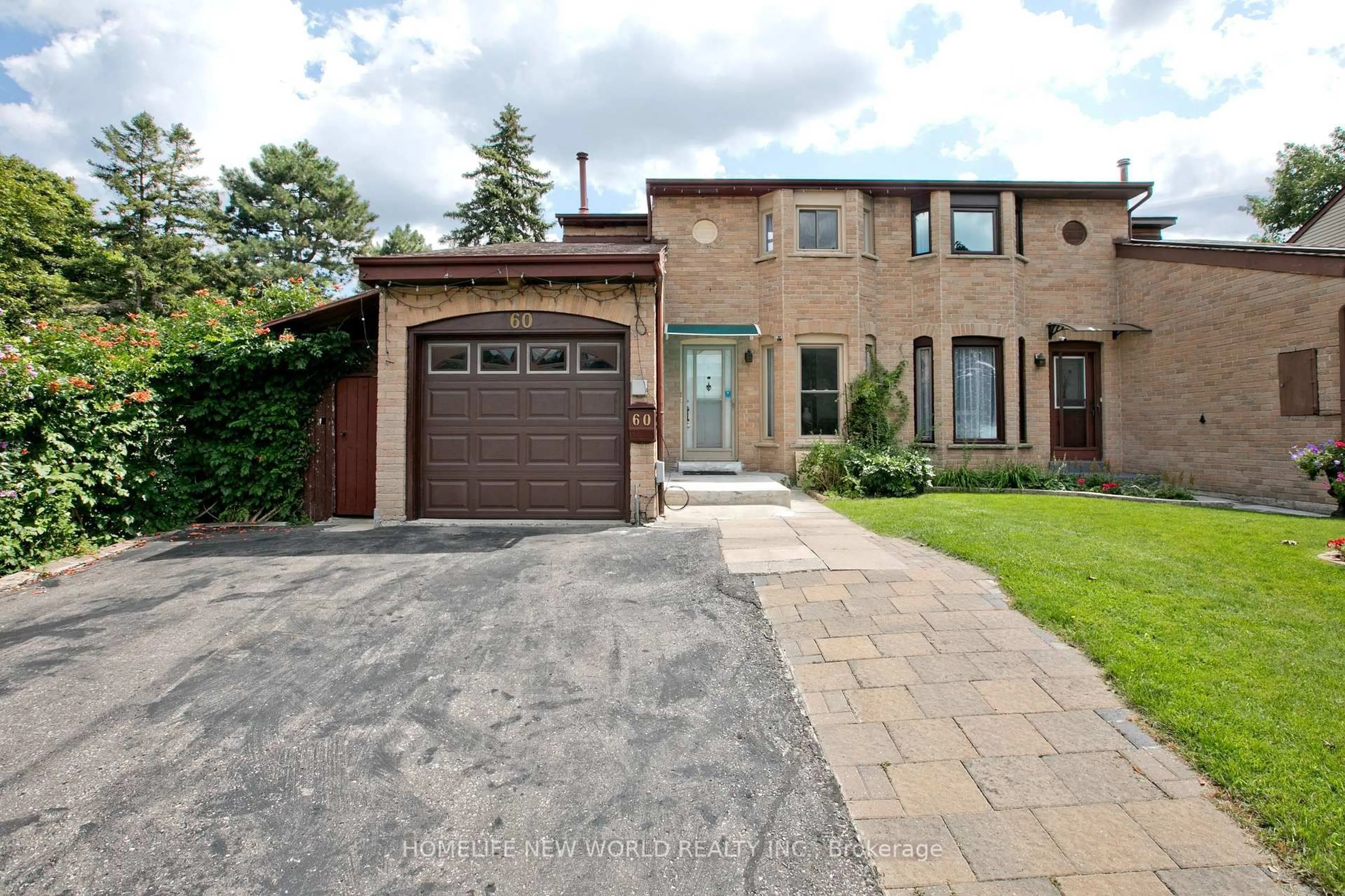 Home with brick exterior material, street for 60 James Park Sq, Toronto Ontario M1V 2E6