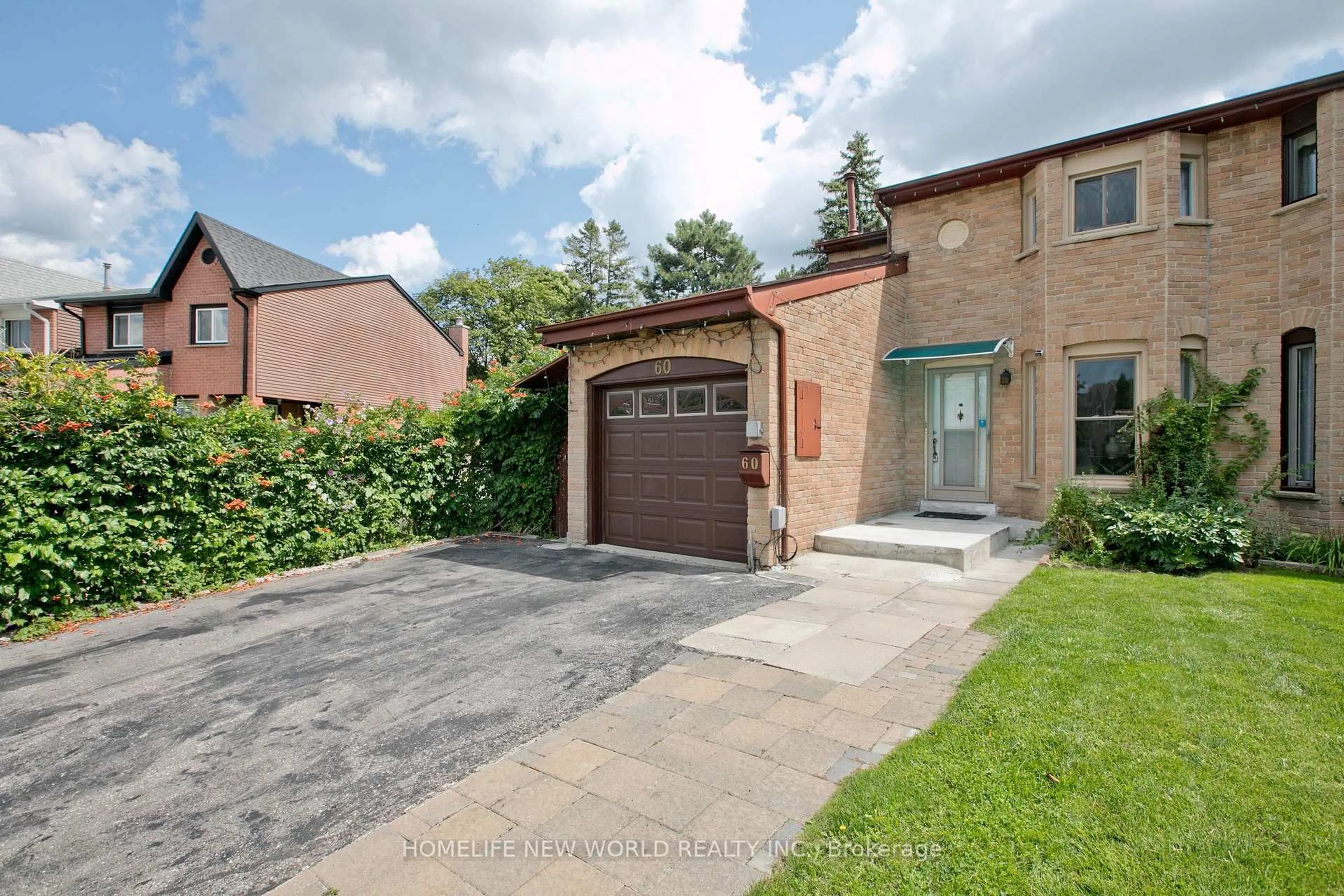 Home with brick exterior material, street for 60 James Park Sq, Toronto Ontario M1V 2E6