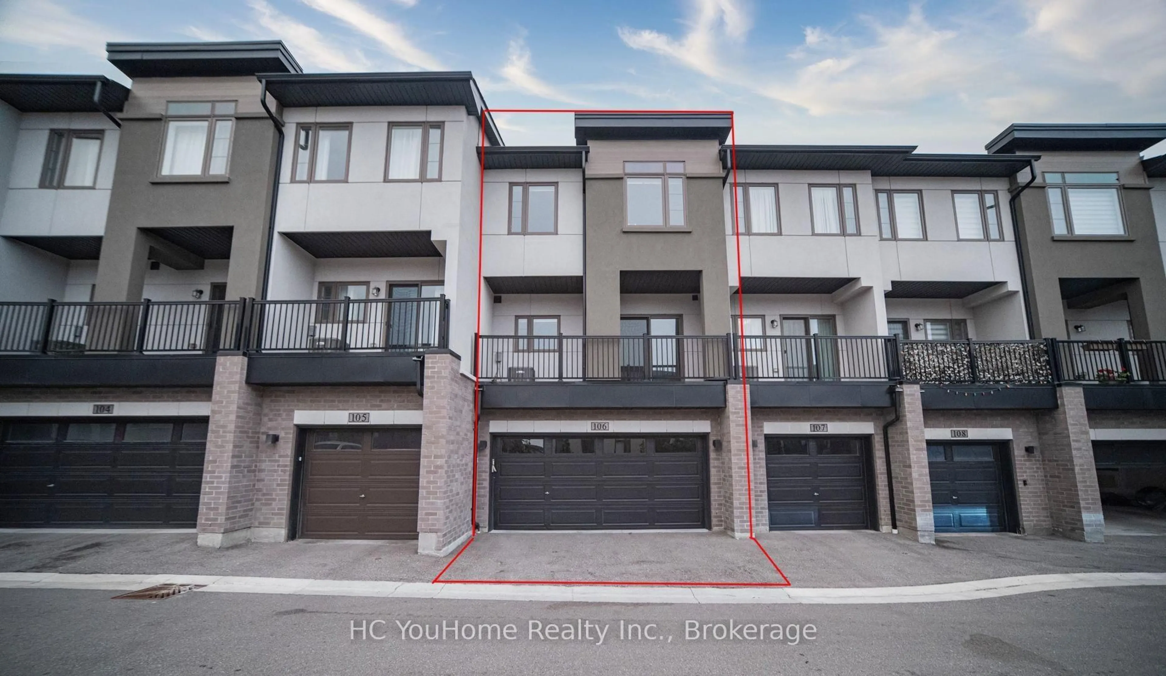 A pic from outside/outdoor area/front of a property/back of a property/a pic from drone, street for 250 Finch Ave #106, Pickering Ontario L1V 0G6