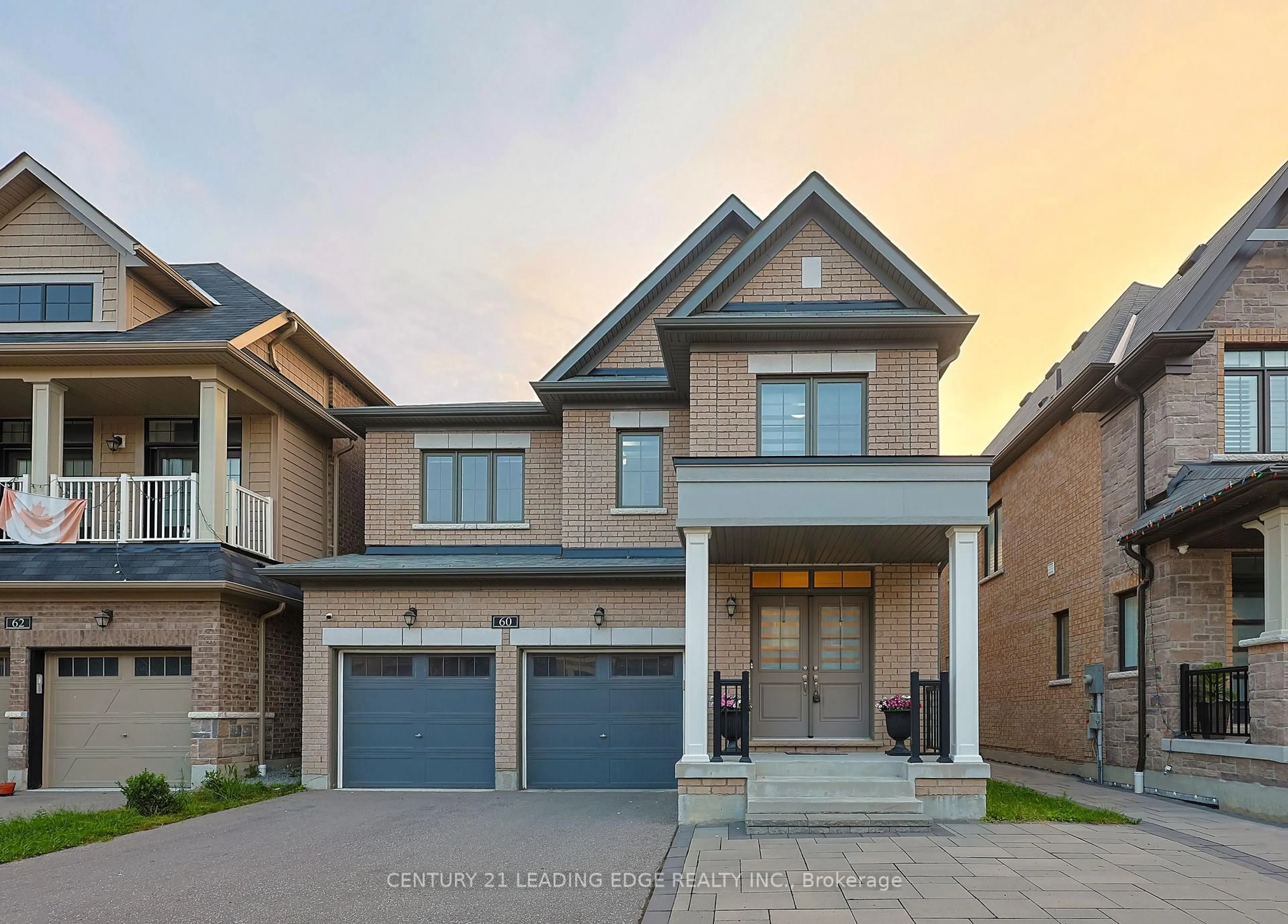 Home with brick exterior material, street for 60 Bremner St, Whitby Ontario L1R 0P8