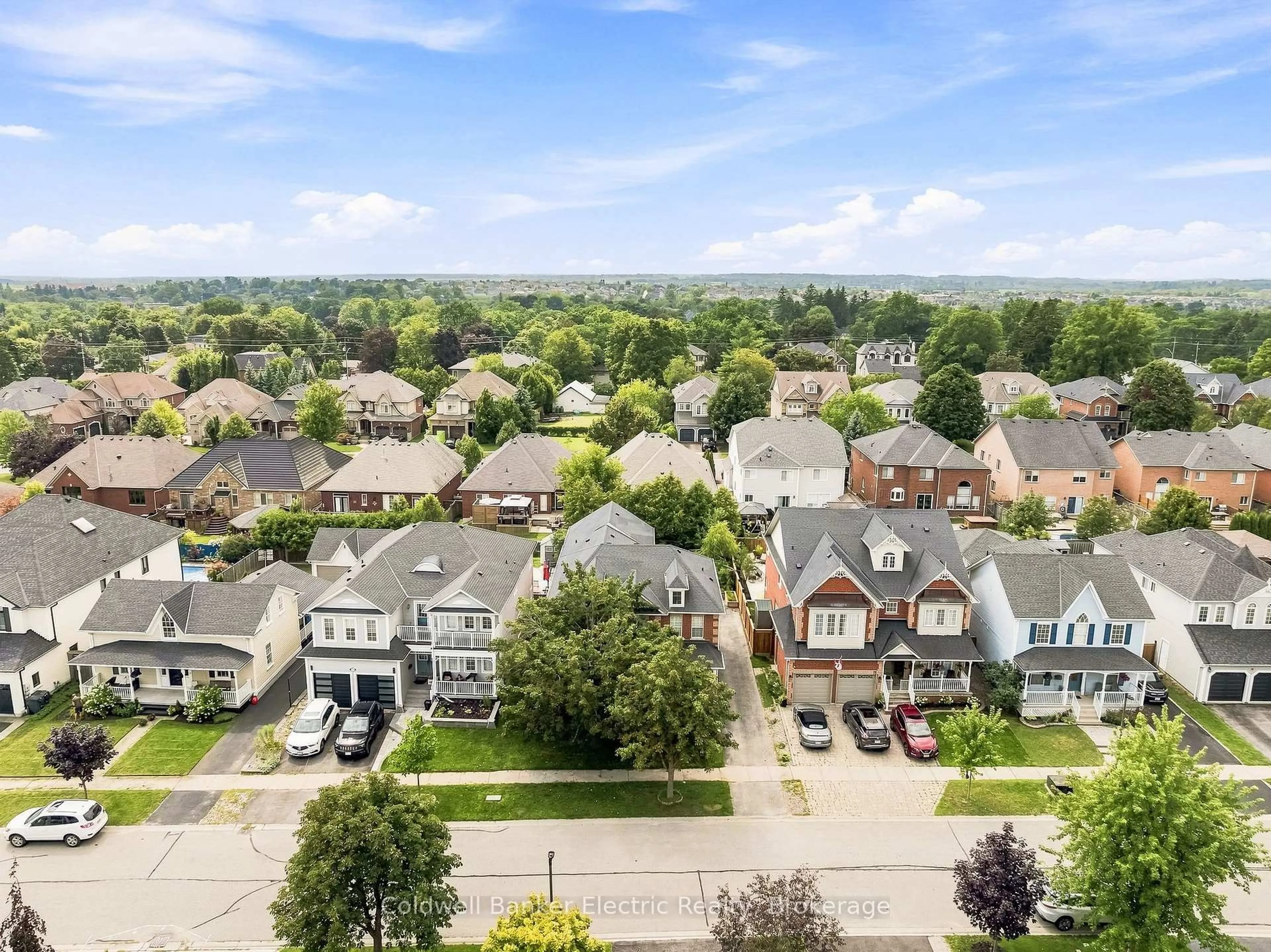 A pic from outside/outdoor area/front of a property/back of a property/a pic from drone, street for 69 Downey Dr, Whitby Ontario L1M 1J6