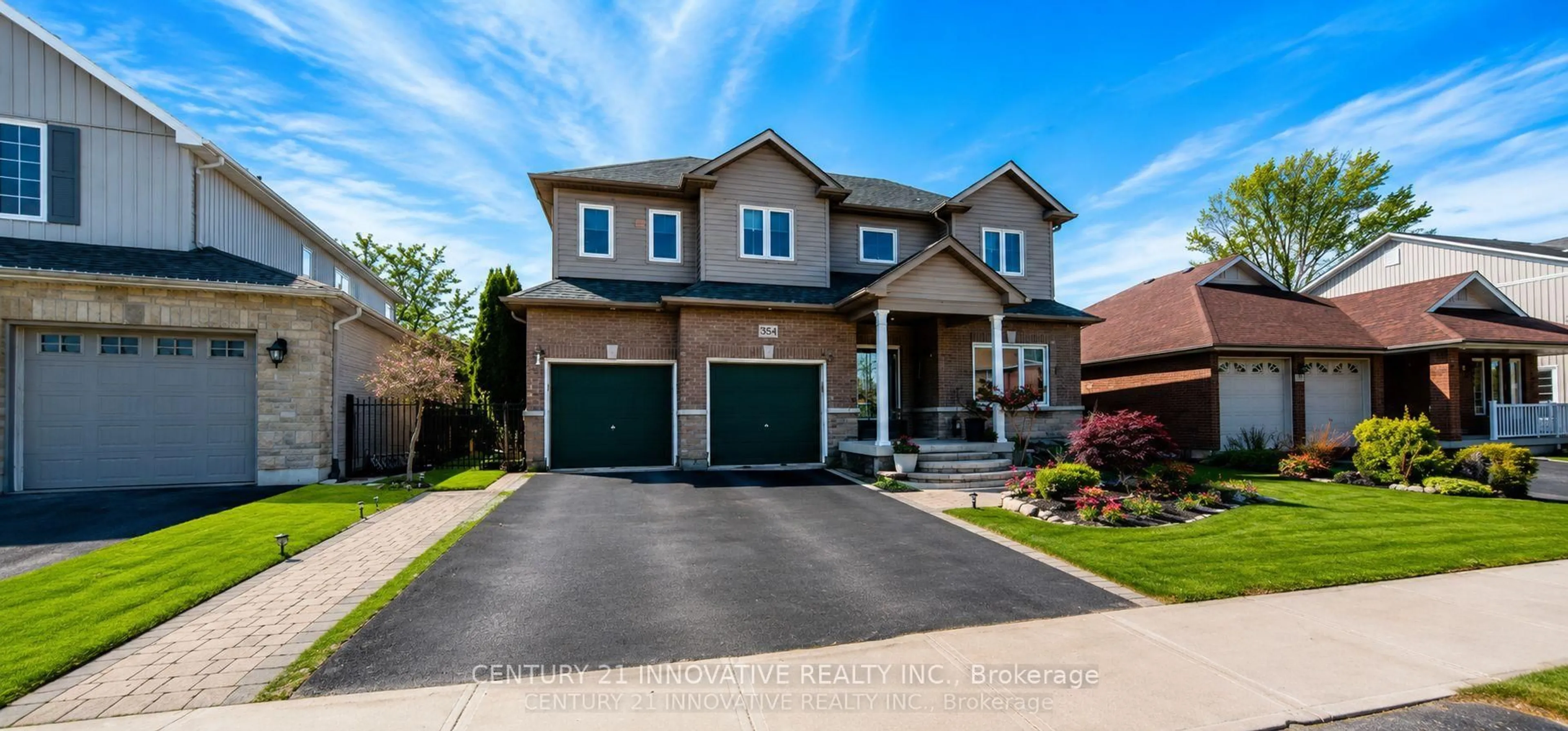 Home with brick exterior material, street for 2504 Prestonvale Rd, Clarington Ontario L1E 1V9