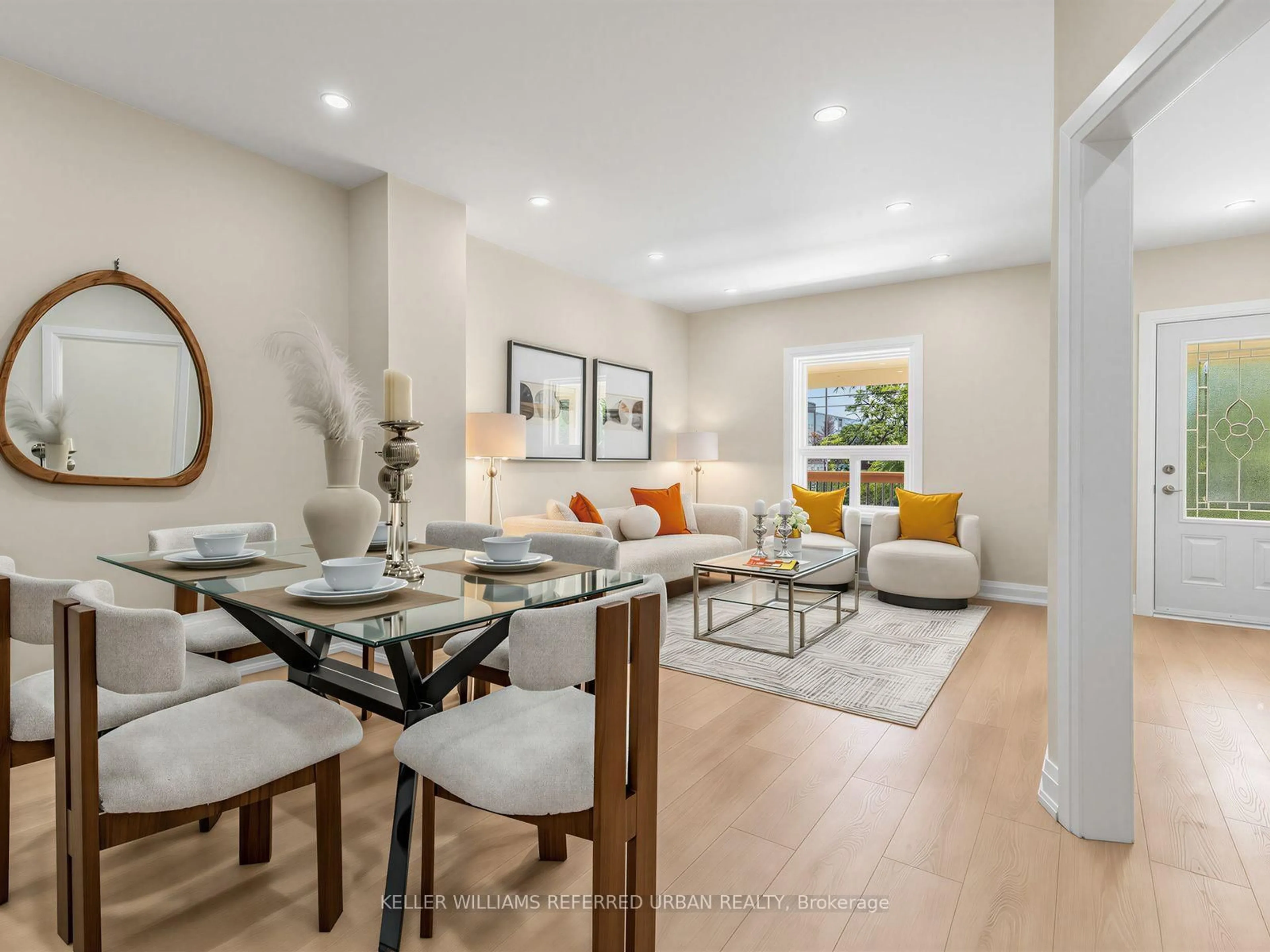 Living room with furniture, unknown for 968 Eastern Ave, Toronto Ontario M4L 1A6