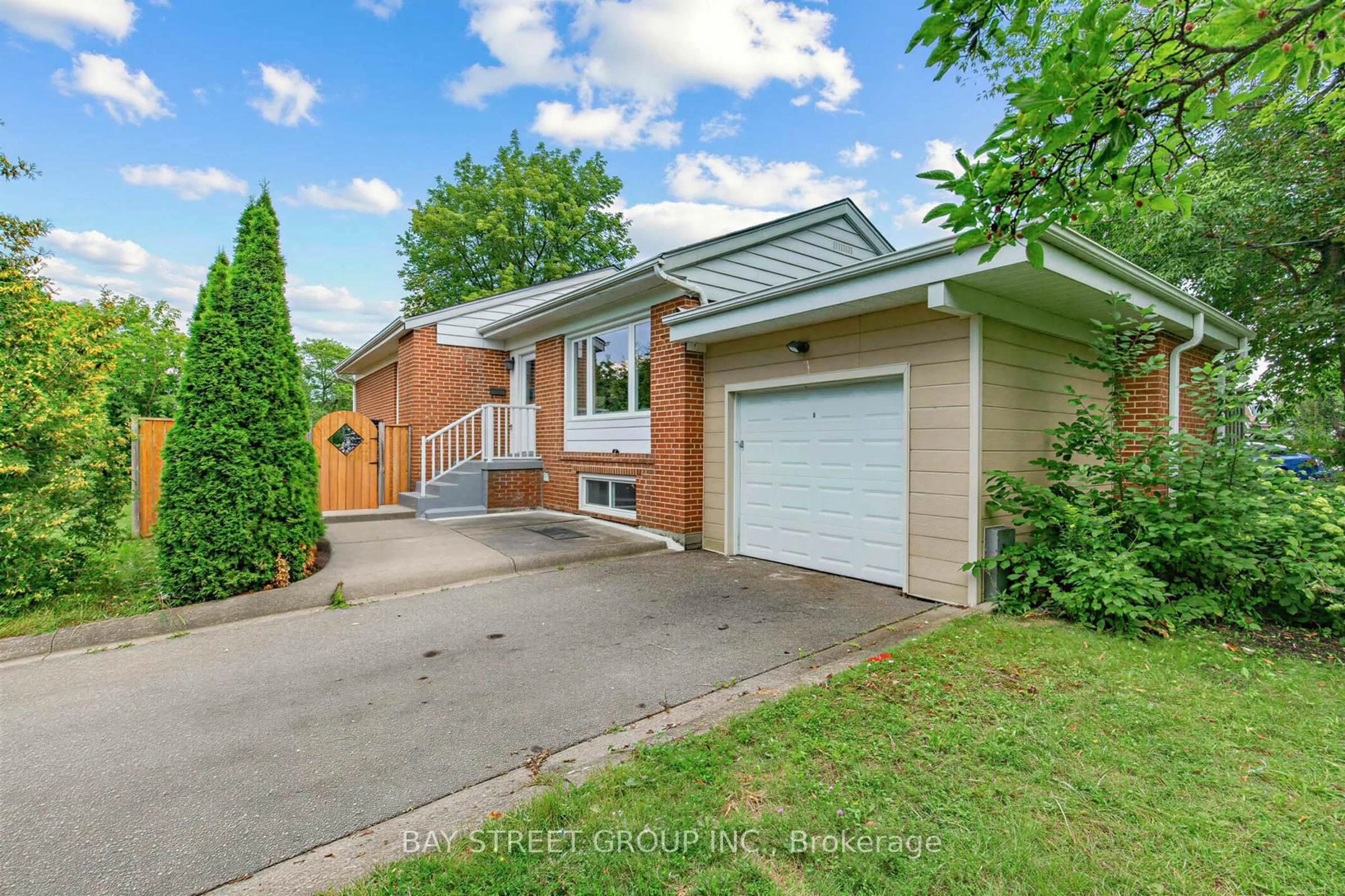 Home with brick exterior material, street for 47 Haileybury Dr, Toronto Ontario M1K 4X7