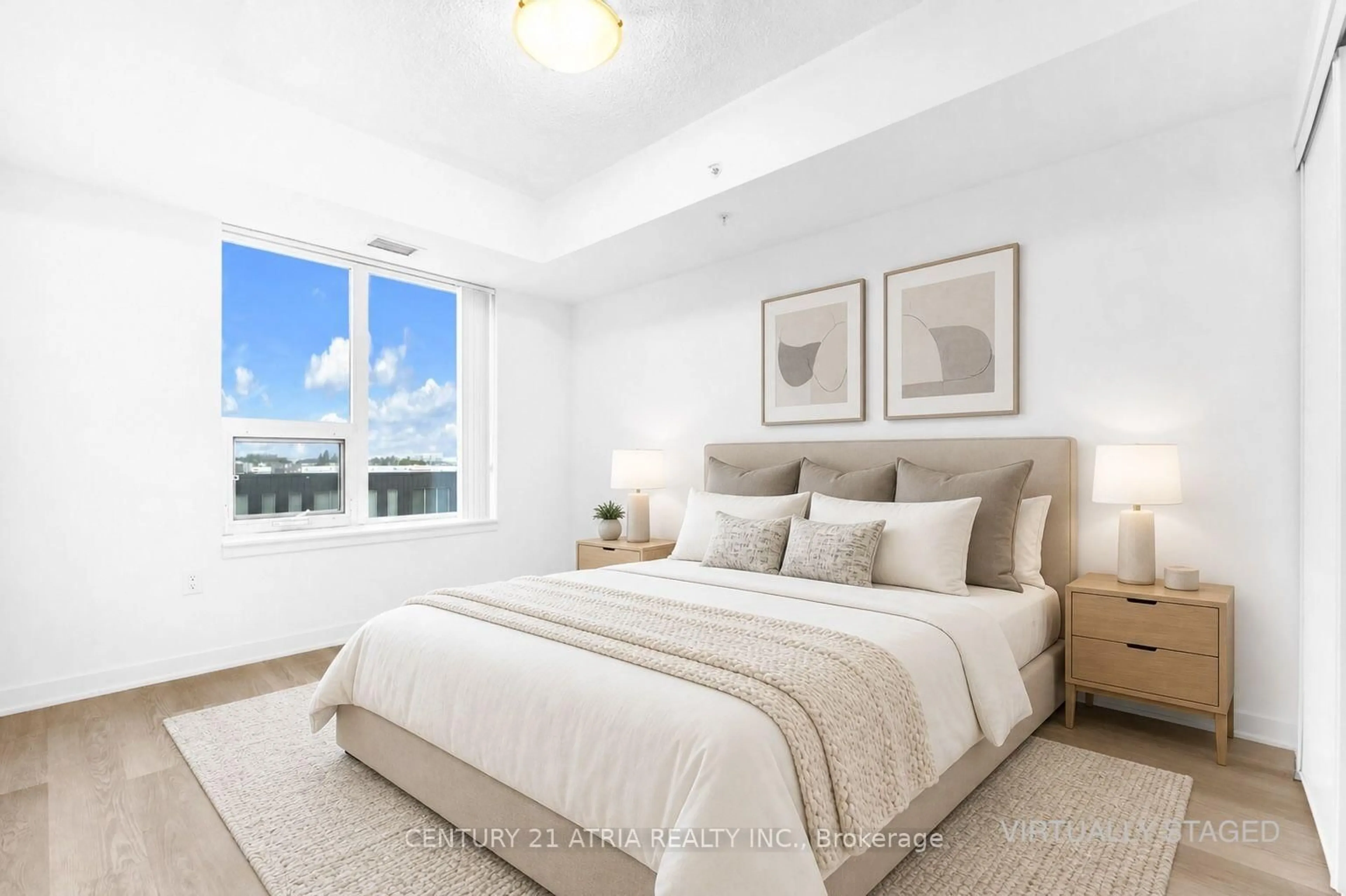 Bedroom with bed, unknown for 1038 McNicoll Ave #313, Toronto Ontario M1W 2J6