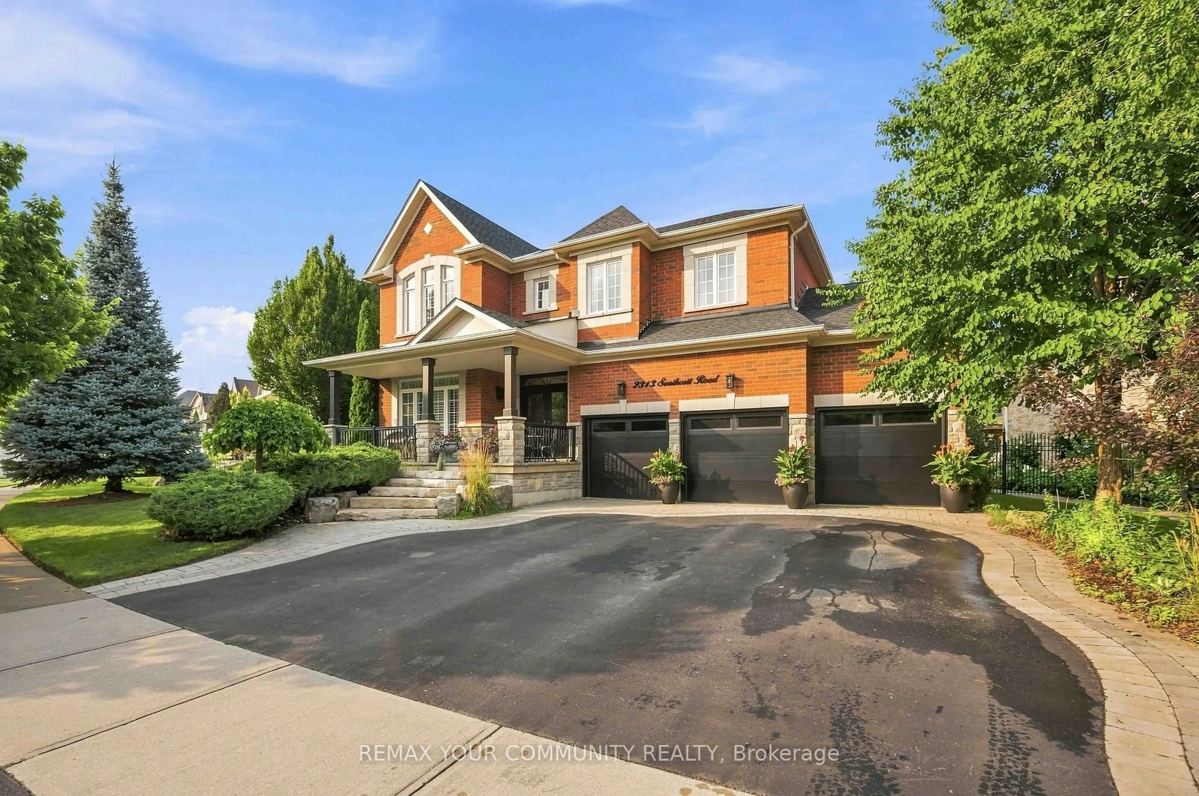 Home with brick exterior material, street for 2313 Southcott Rd, Pickering Ontario L1X 0A6