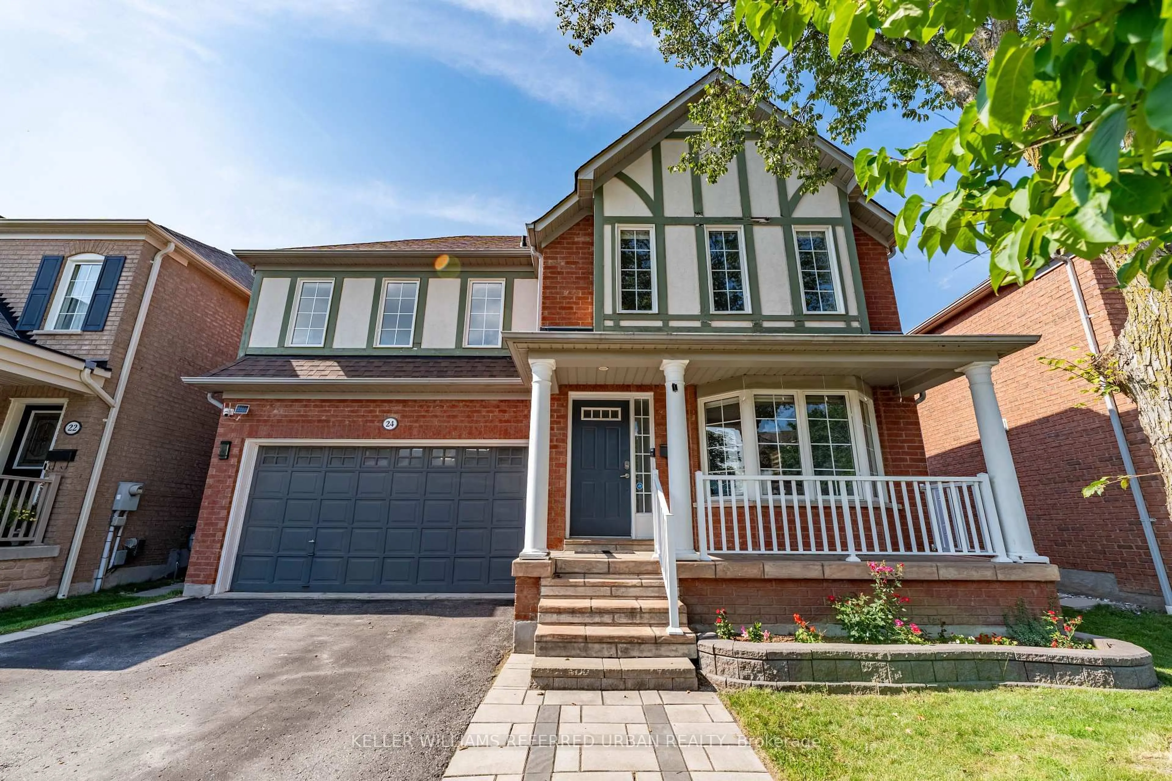 Home with brick exterior material, street for 24 Bradbury Cres, Ajax Ontario L1T 4H5