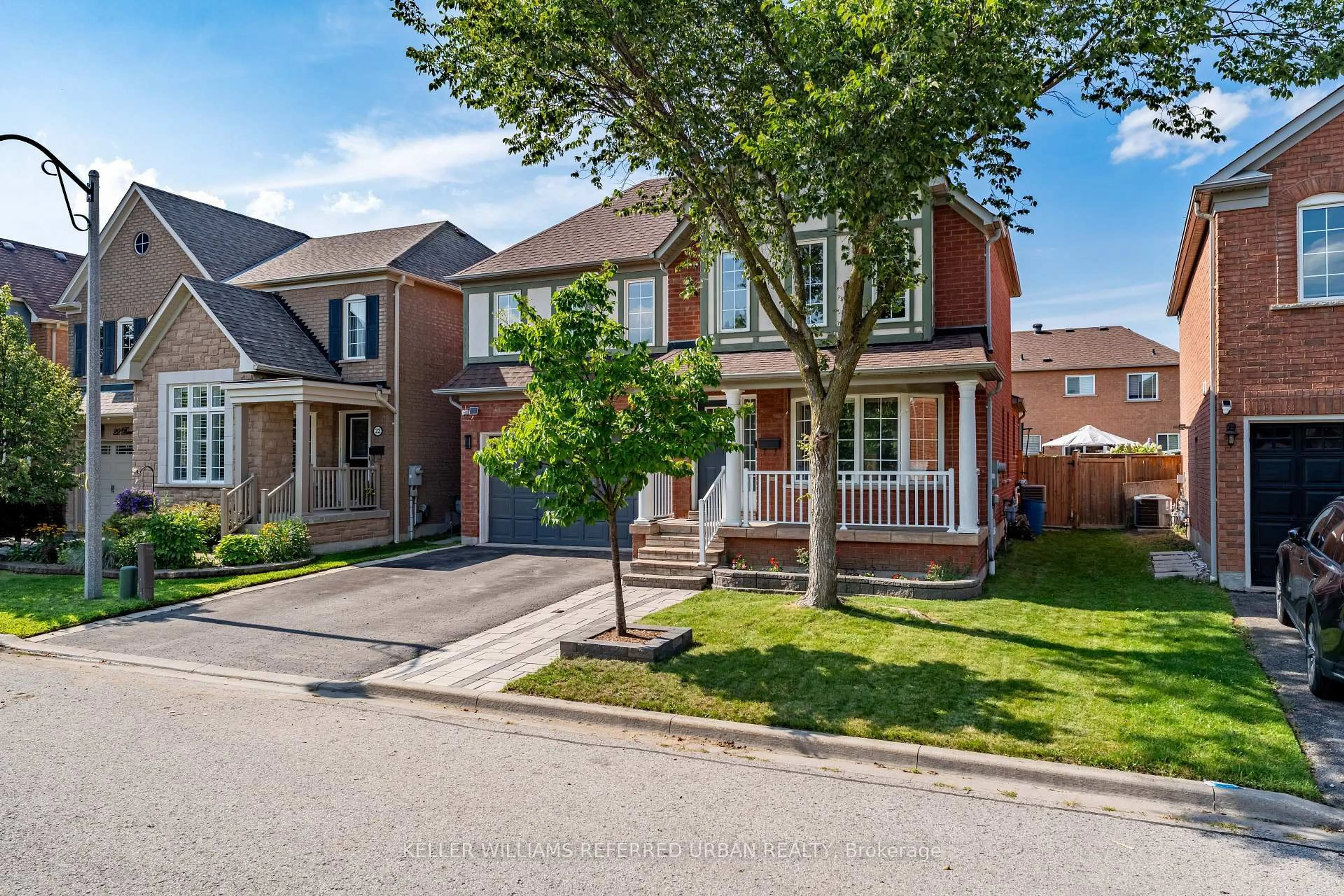 Home with brick exterior material, street for 24 Bradbury Cres, Ajax Ontario L1T 4H5