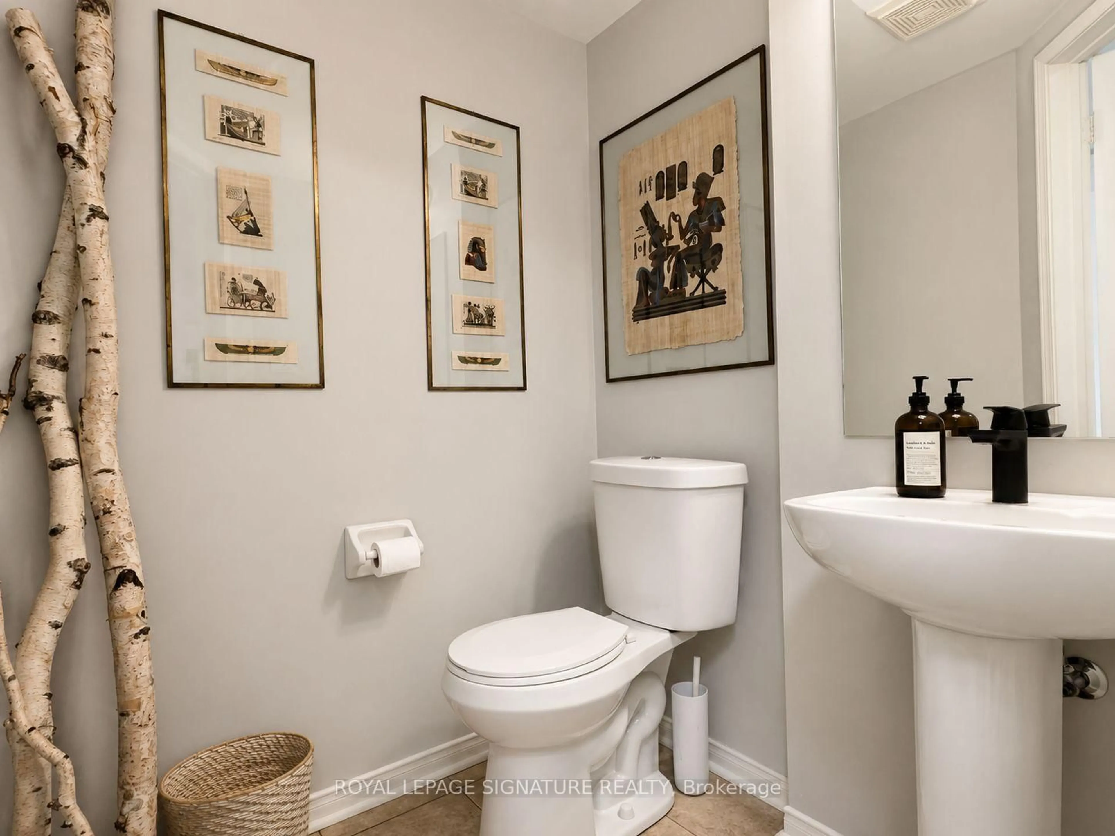 Standard bathroom, ceramic/tile floor for 12 Blytheway Gate, Ajax Ontario L1T 0J5