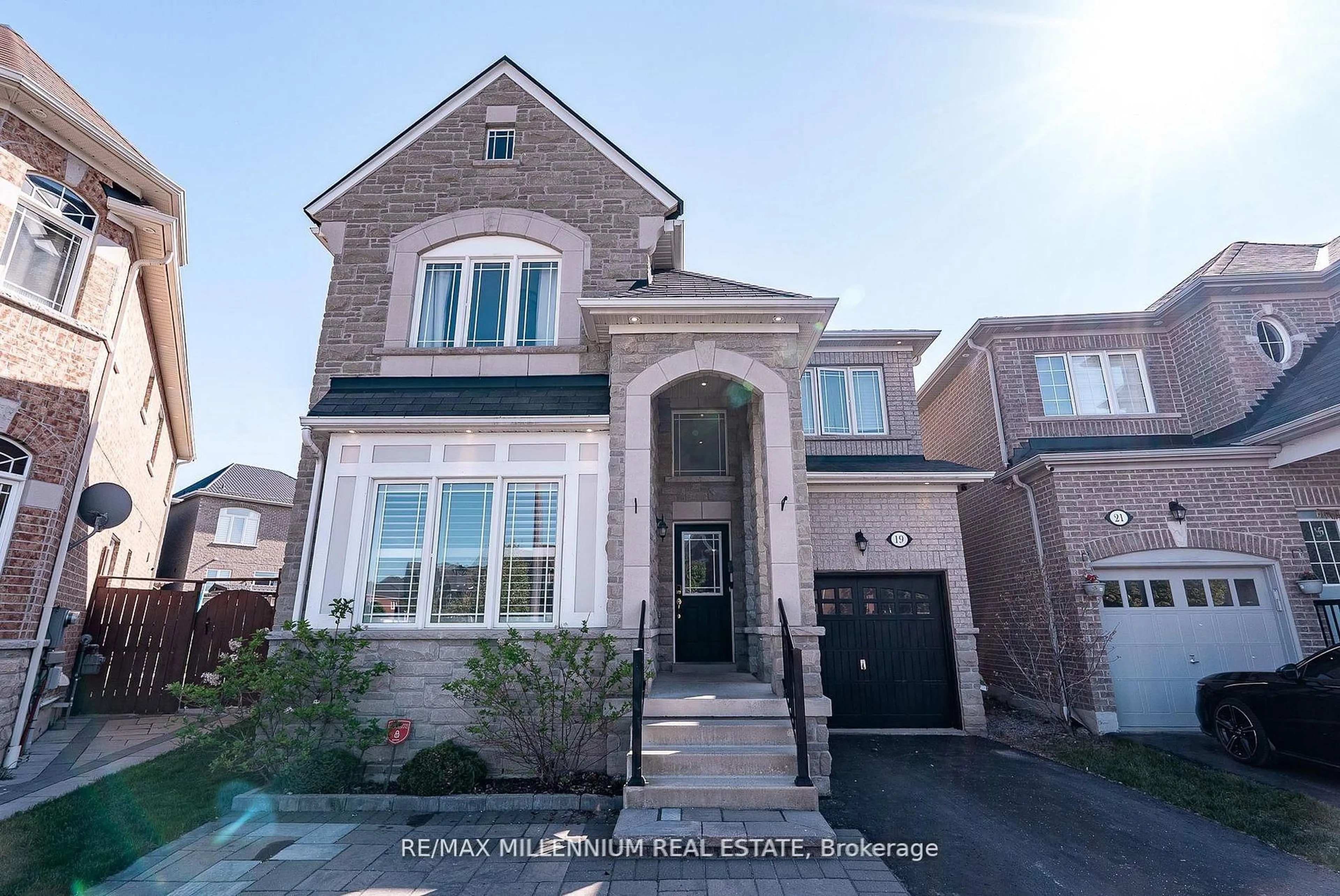 Home with brick exterior material, street for 19 Bellotti Cres, Ajax Ontario L1Z 0M2