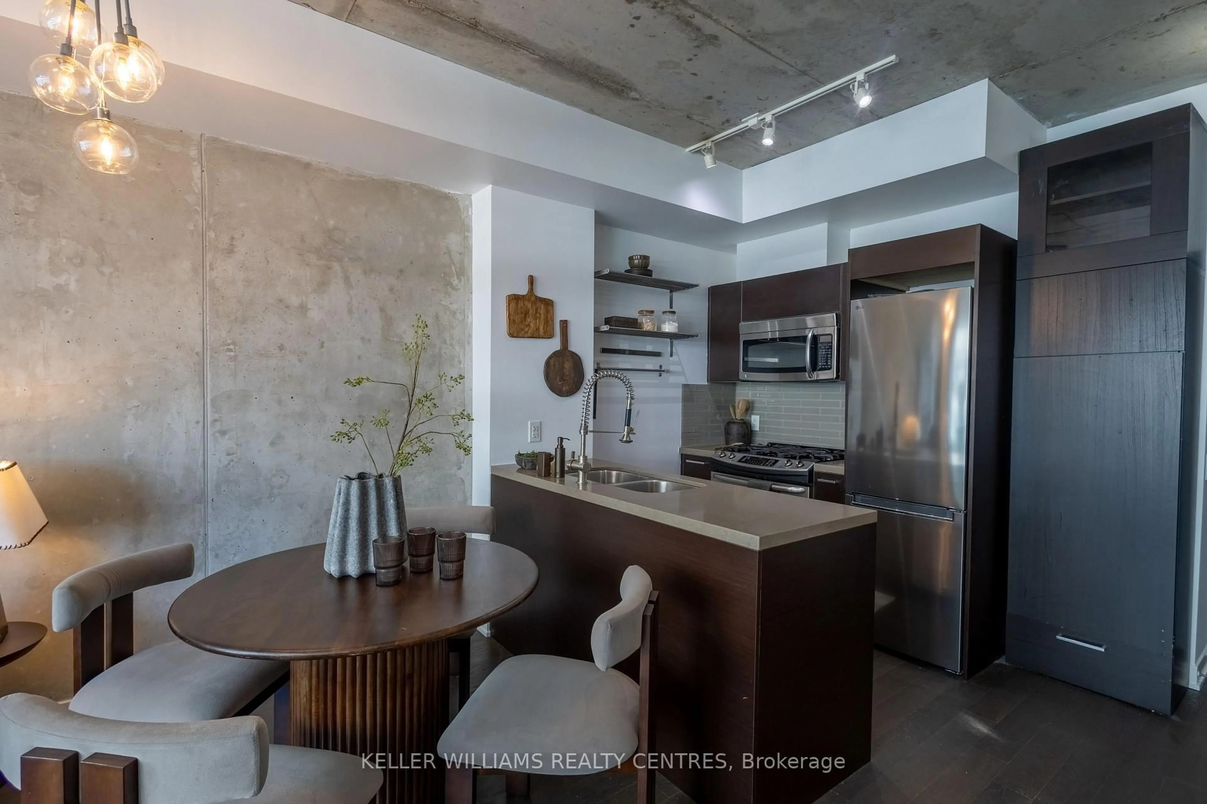Open concept kitchen, unknown for 1201 Dundas St #806, Toronto Ontario M4M 1S2