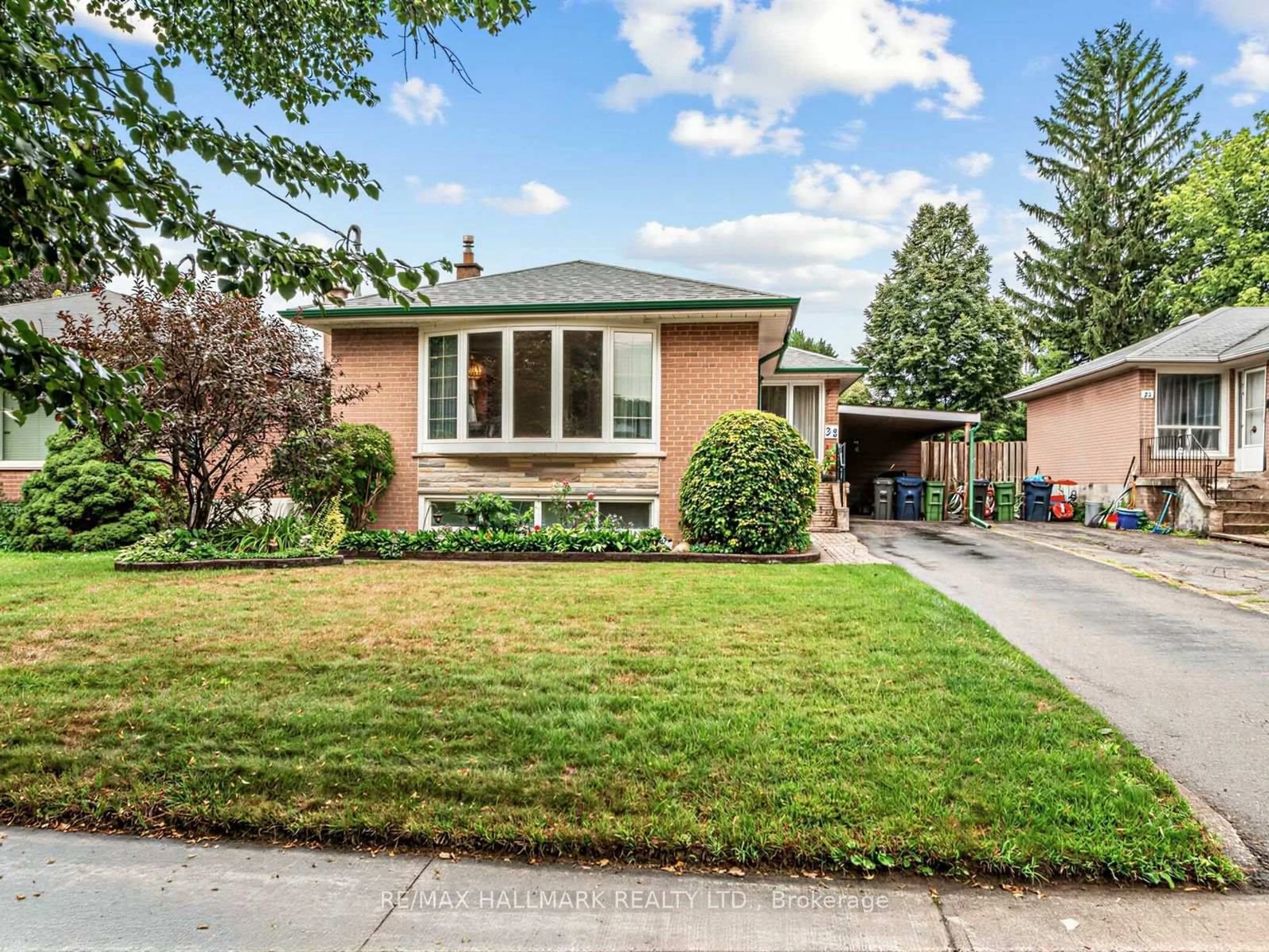 Home with brick exterior material, street for 23 Lynnbrook Dr, Toronto Ontario M1H 2M1