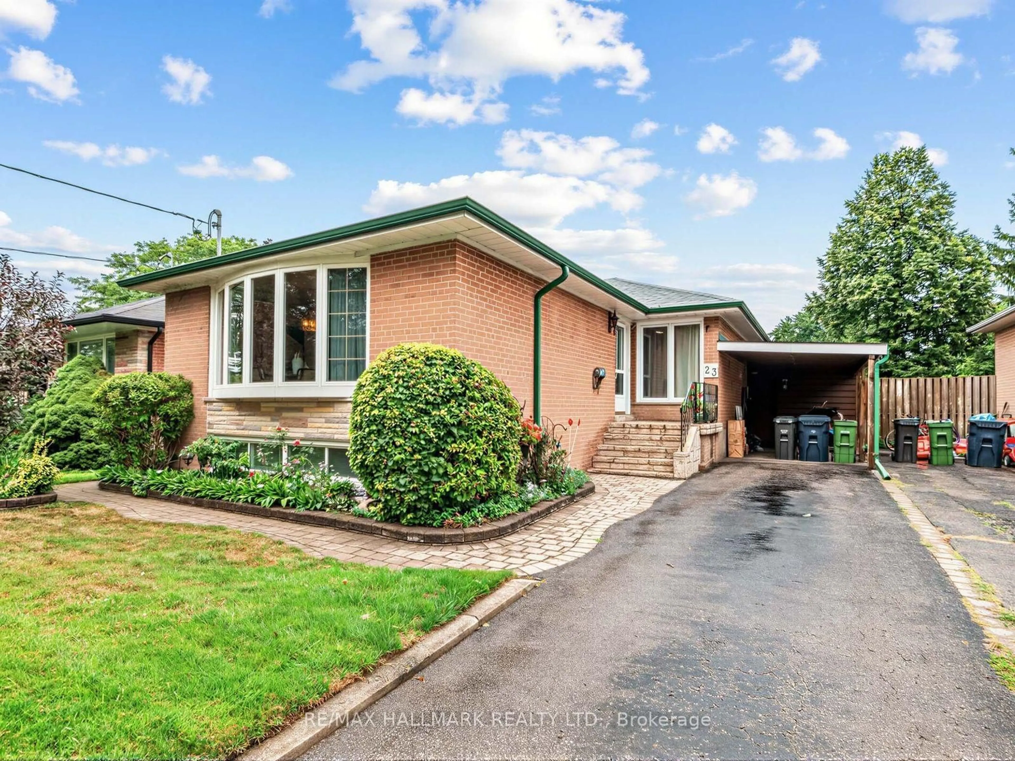Home with brick exterior material, street for 23 Lynnbrook Dr, Toronto Ontario M1H 2M1