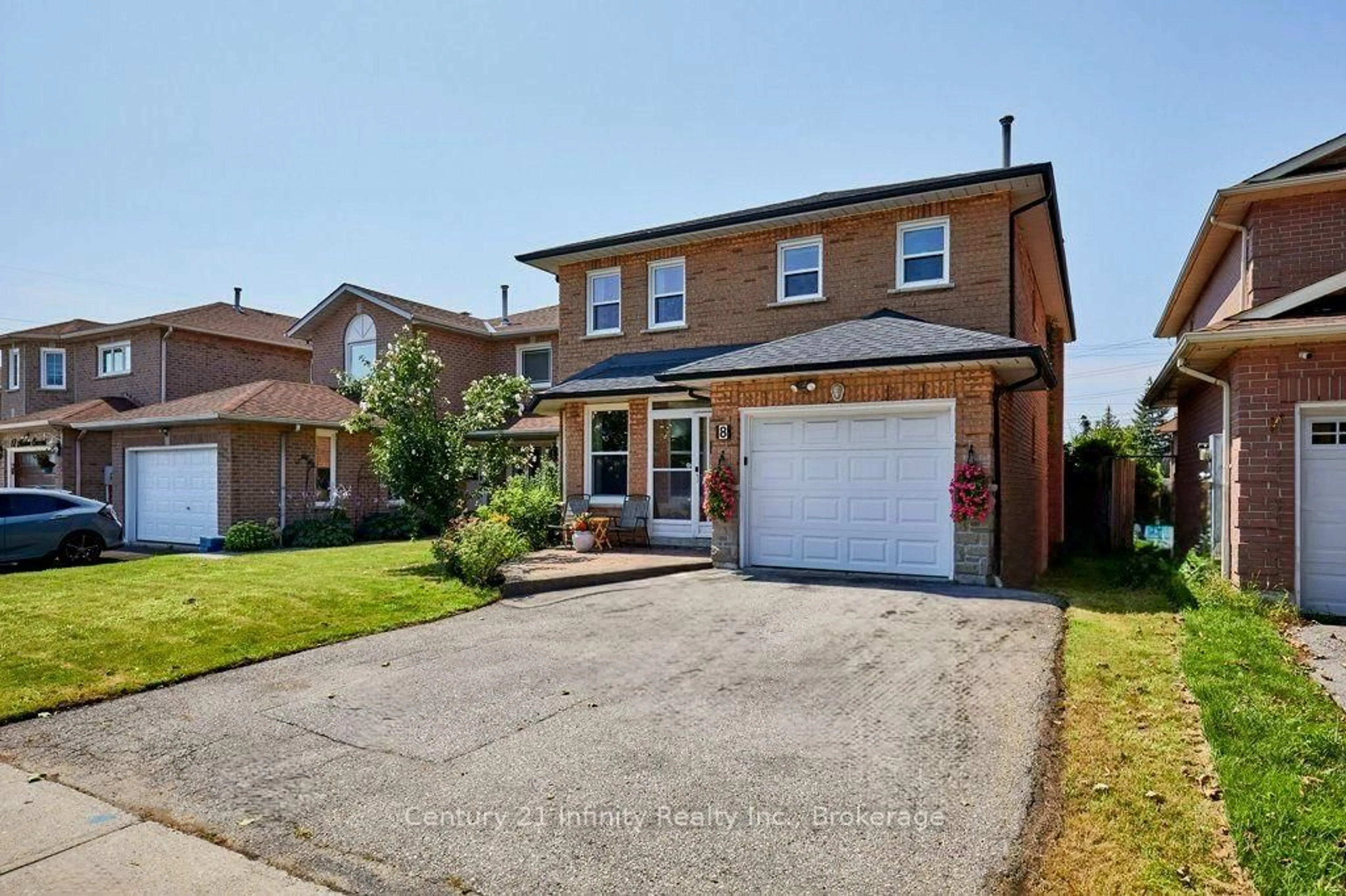 Home with brick exterior material, street for 8 Murkar Cres, Whitby Ontario L1N 8Y4