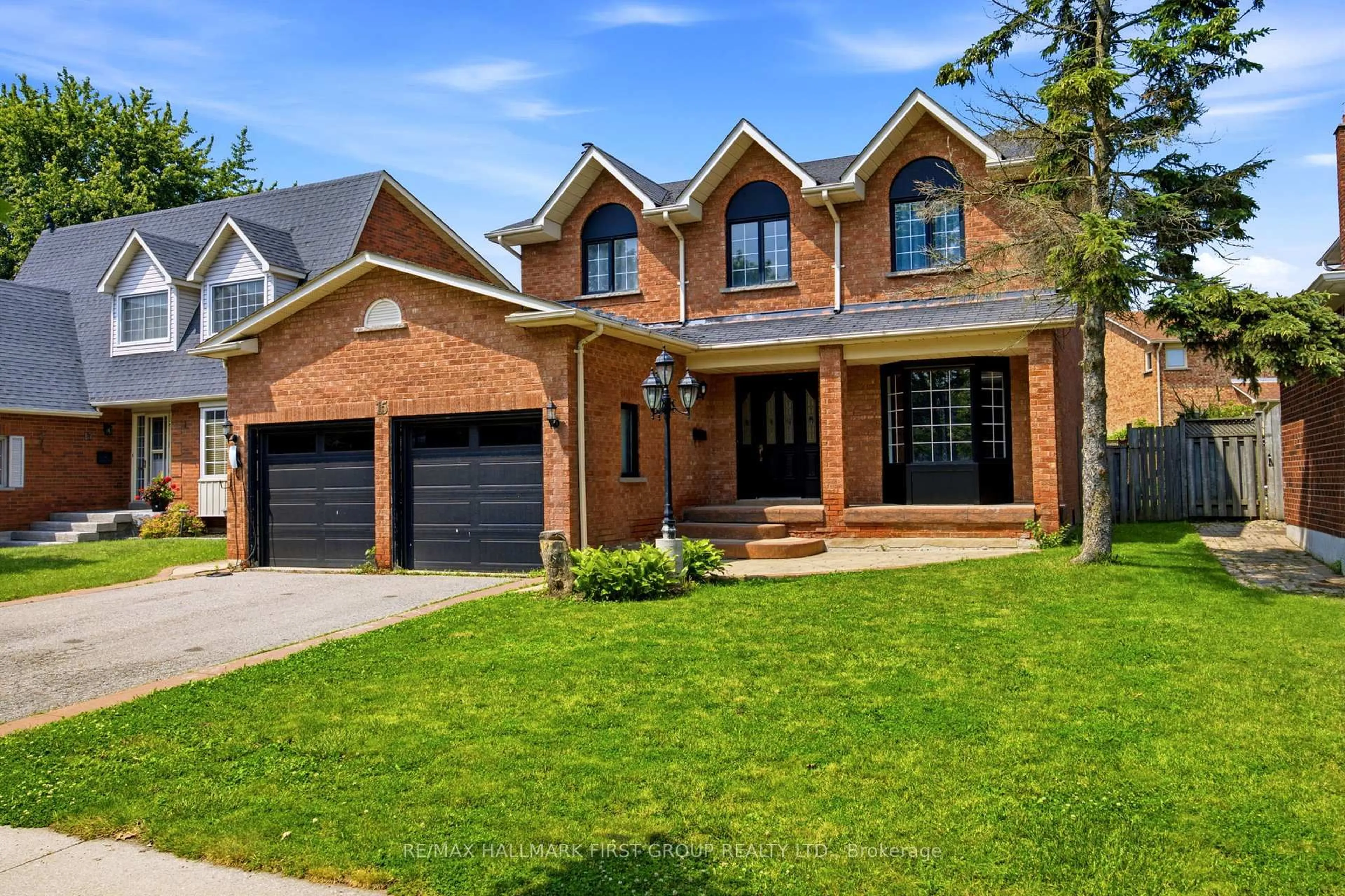 Home with brick exterior material, street for 15 Sallis Dr, Ajax Ontario L1S 6Y9