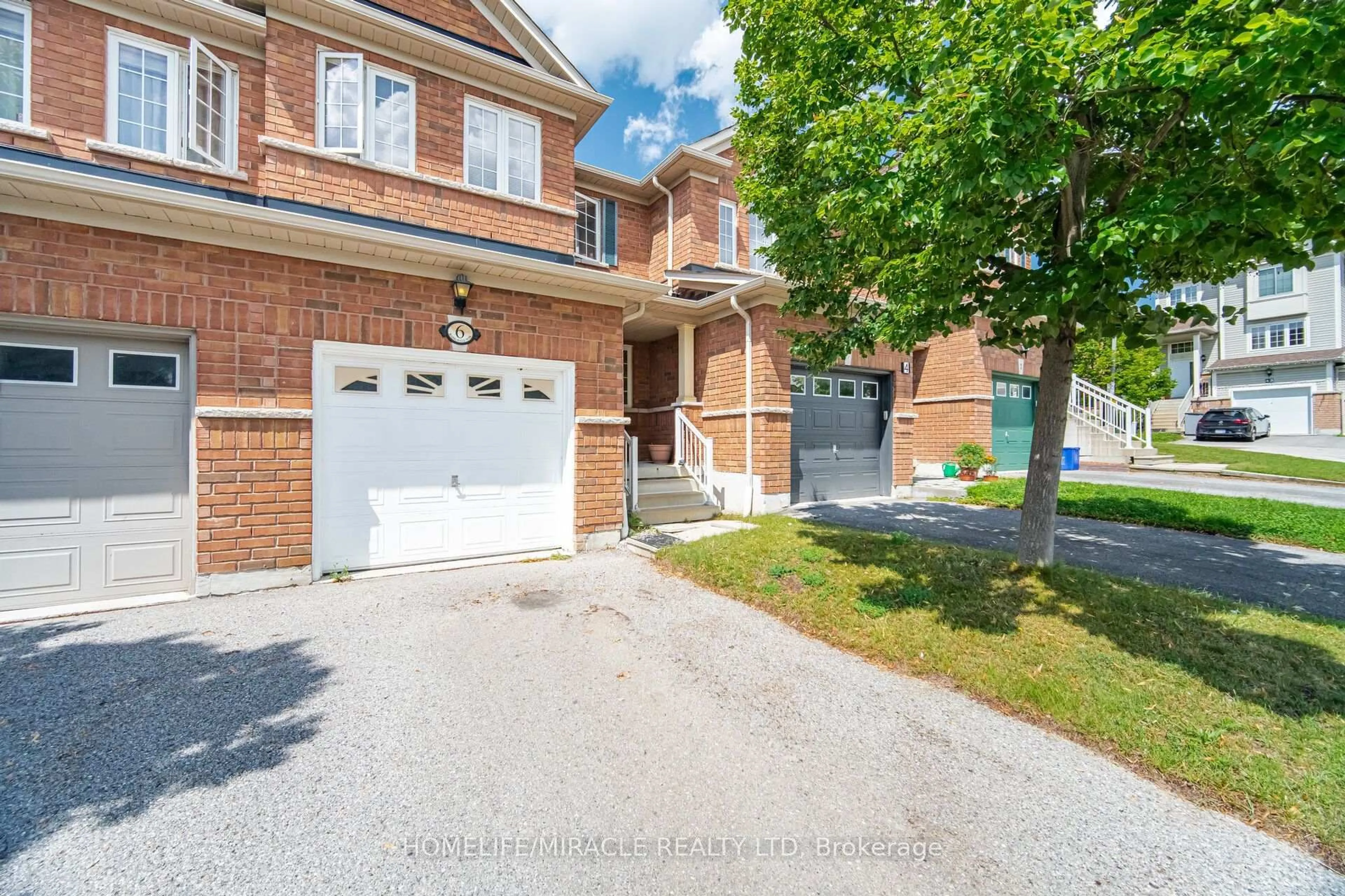 Home with brick exterior material, street for 6 Barkdale Way, Whitby Ontario L1N 0E9
