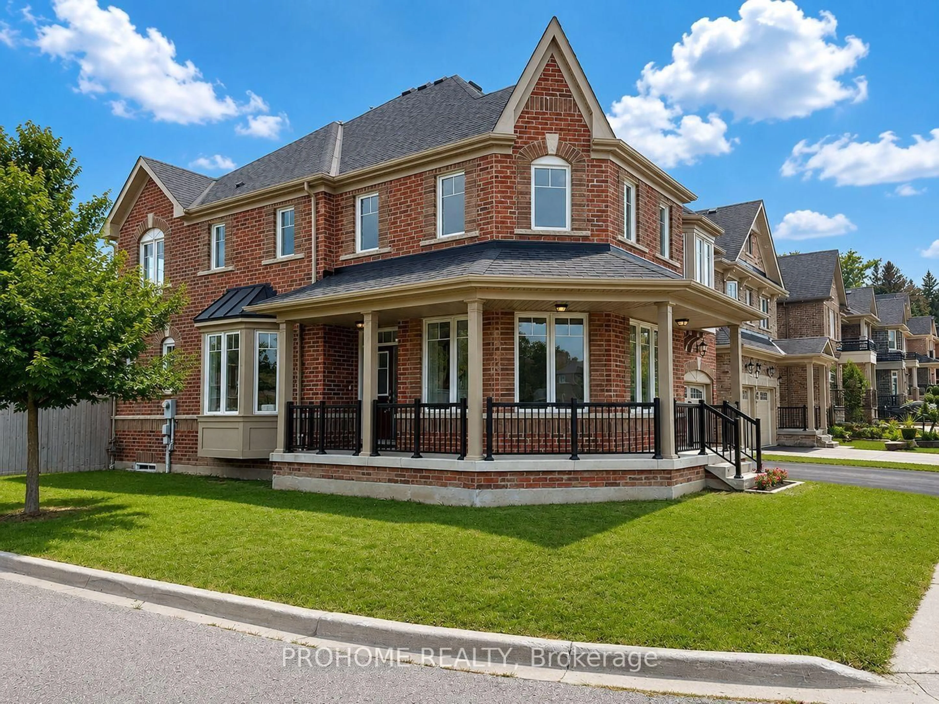 Home with brick exterior material, street for 47 Harper Hill Dr, Ajax Ontario L1Z 0P8