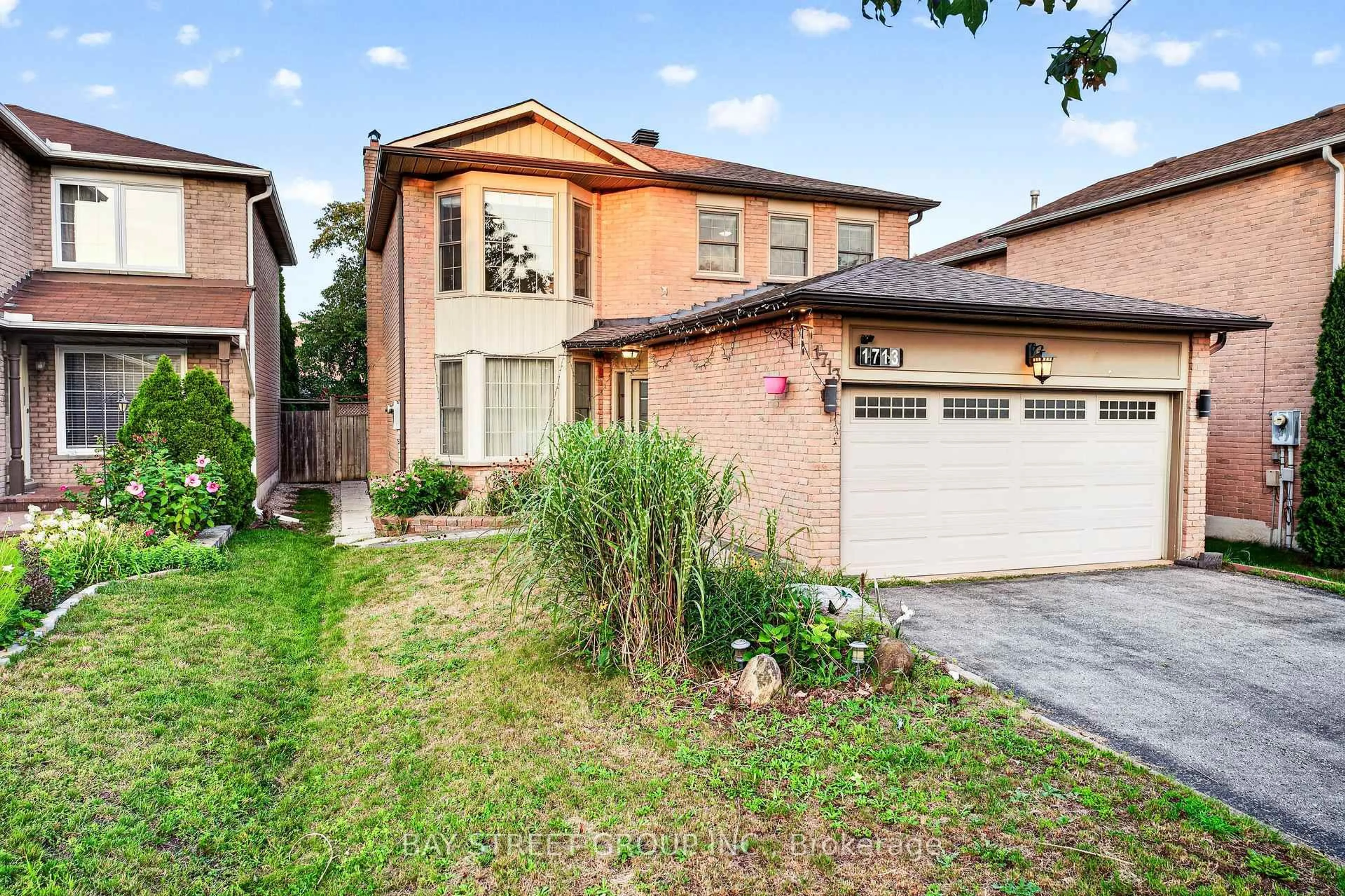 Home with brick exterior material, street for 1713 Kirkwood Lane, Pickering Ontario L1V 4W8