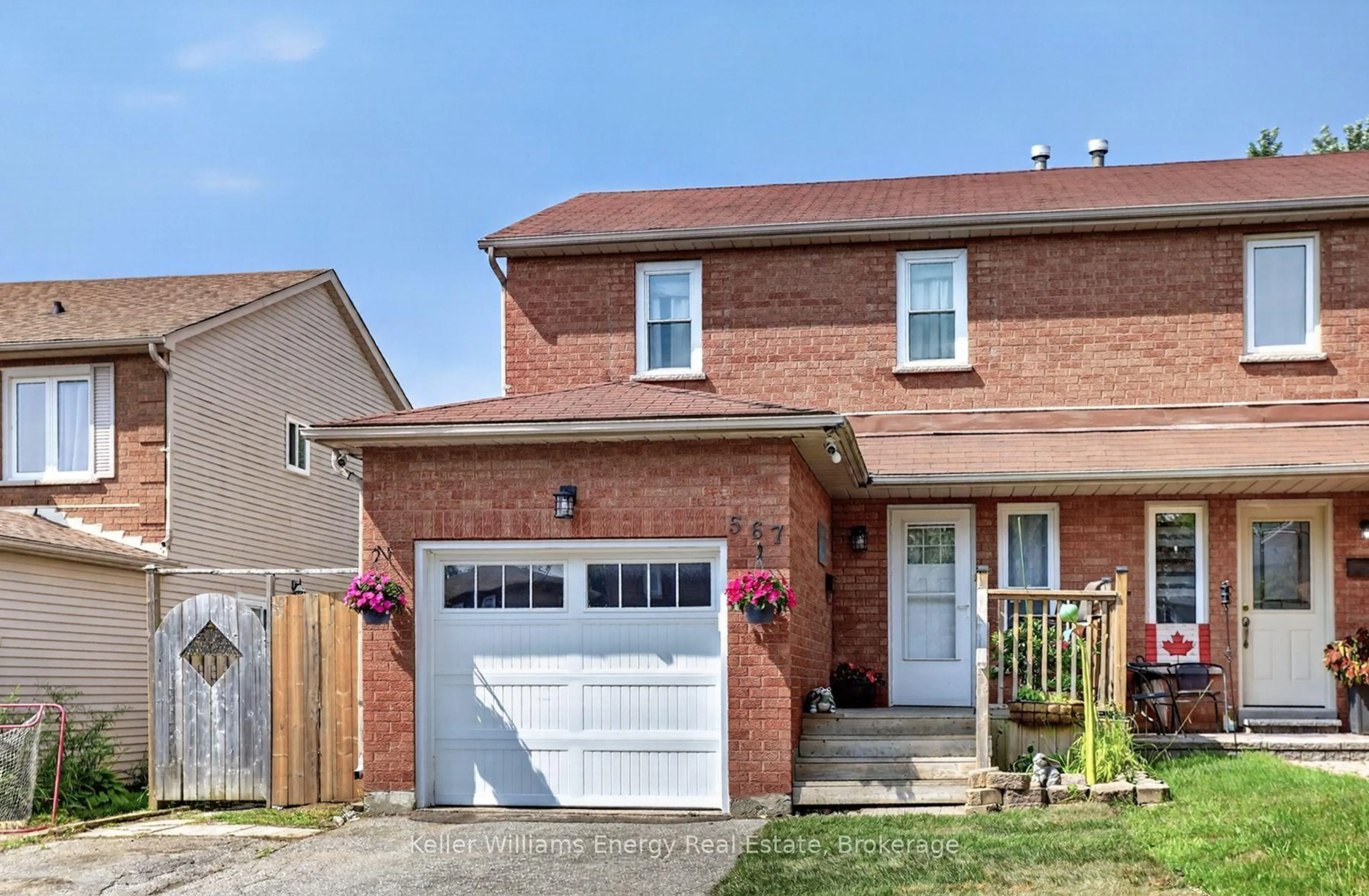 Home with brick exterior material, street for 567 Cobblehill Dr, Oshawa Ontario L1K 1Y6