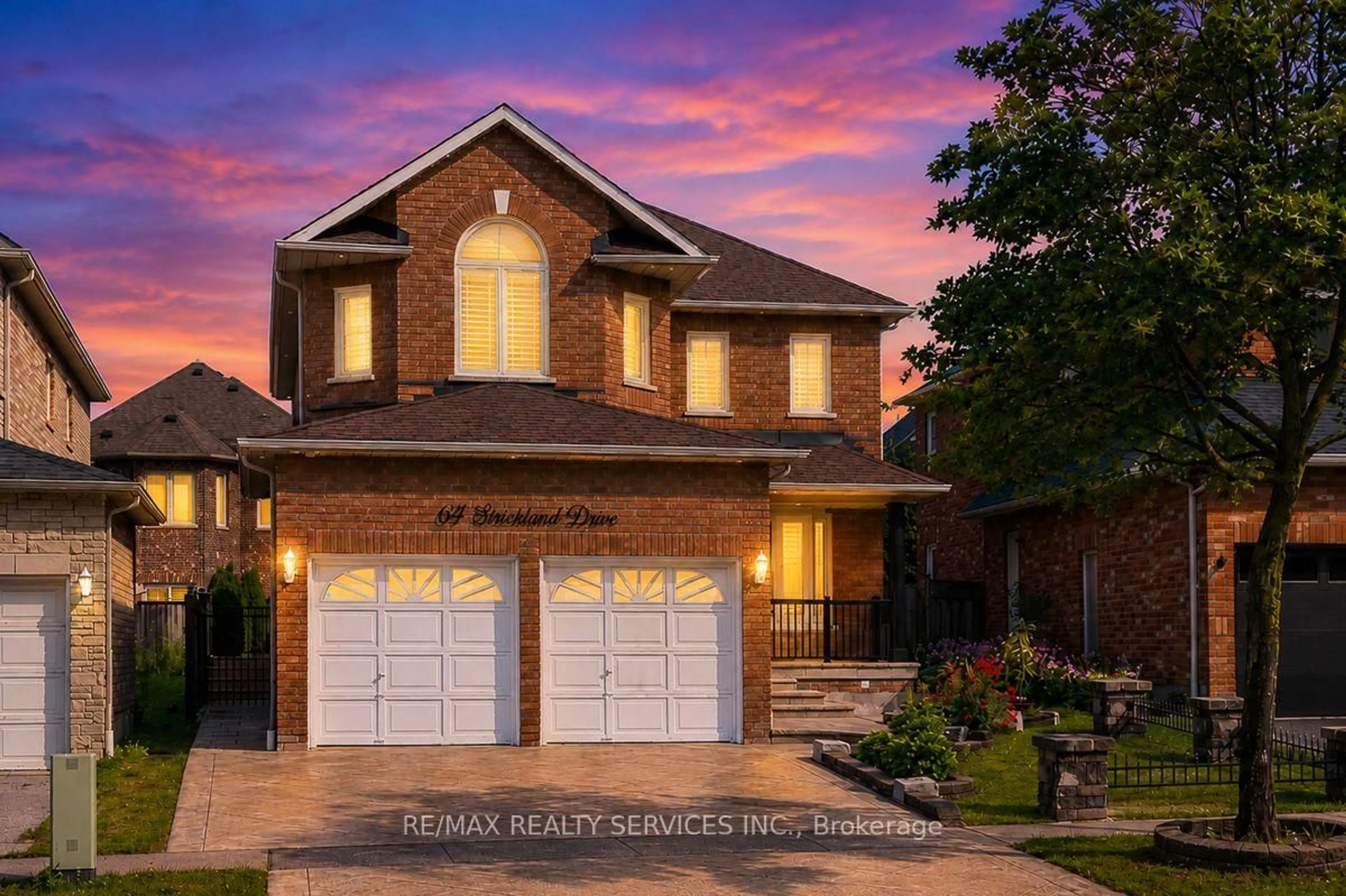 Home with brick exterior material, street for 64 Strickland Dr, Ajax Ontario L1T 4A2