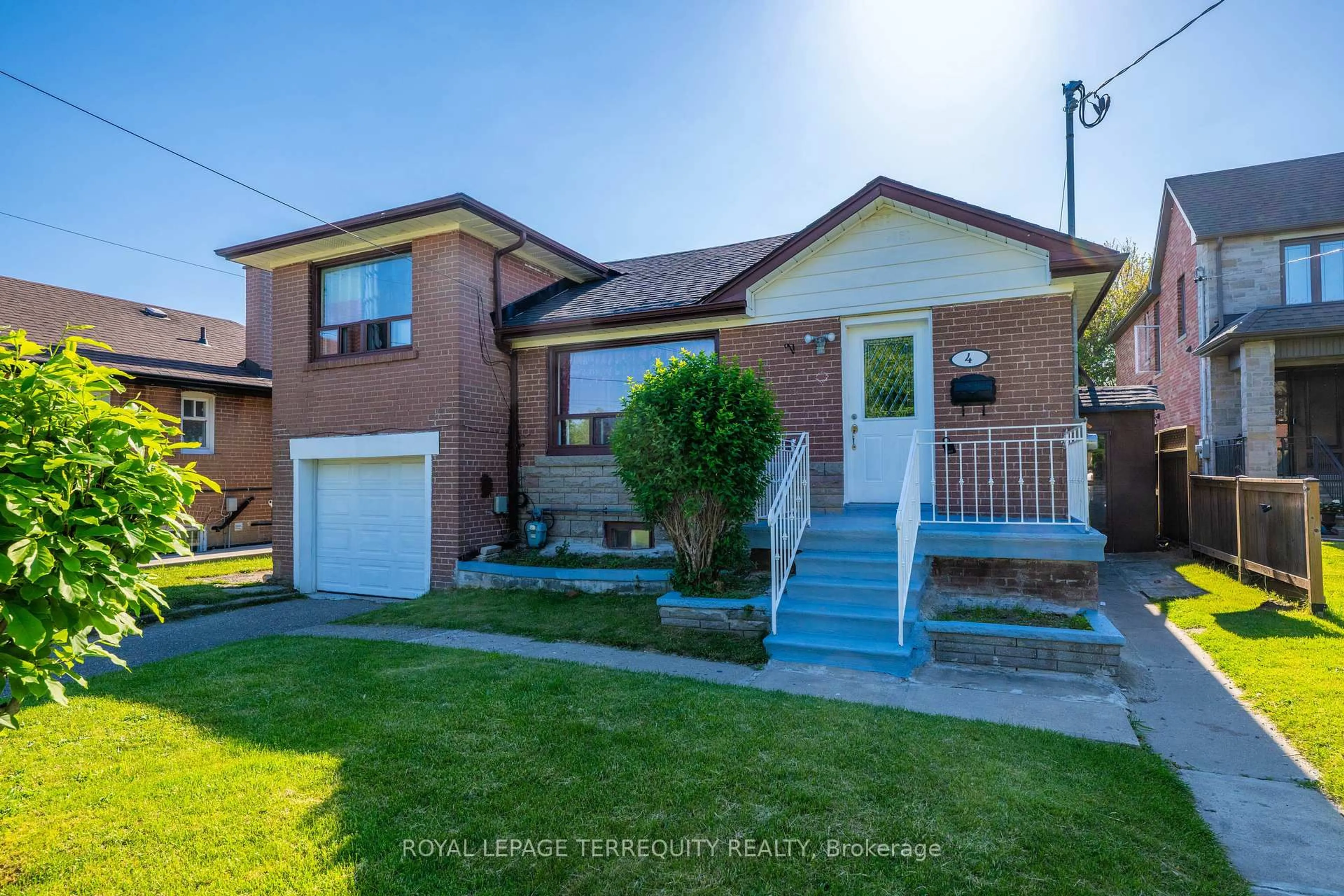 Home with brick exterior material, street for 4 Harris Park Dr, Toronto Ontario M1L 2Z9
