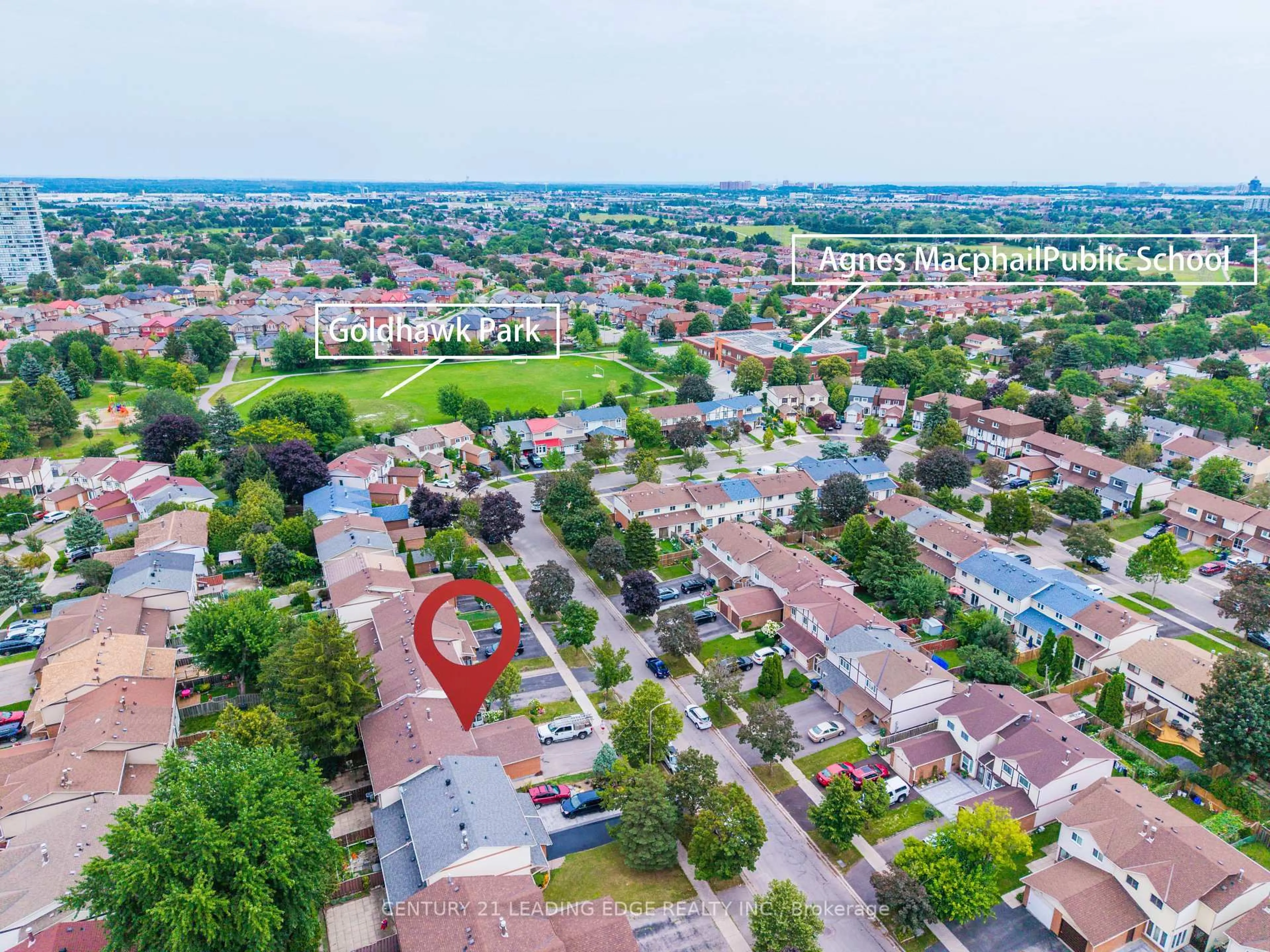 A pic from outside/outdoor area/front of a property/back of a property/a pic from drone, unknown for 109 Phalen Cres, Toronto Ontario M1V 1Y5