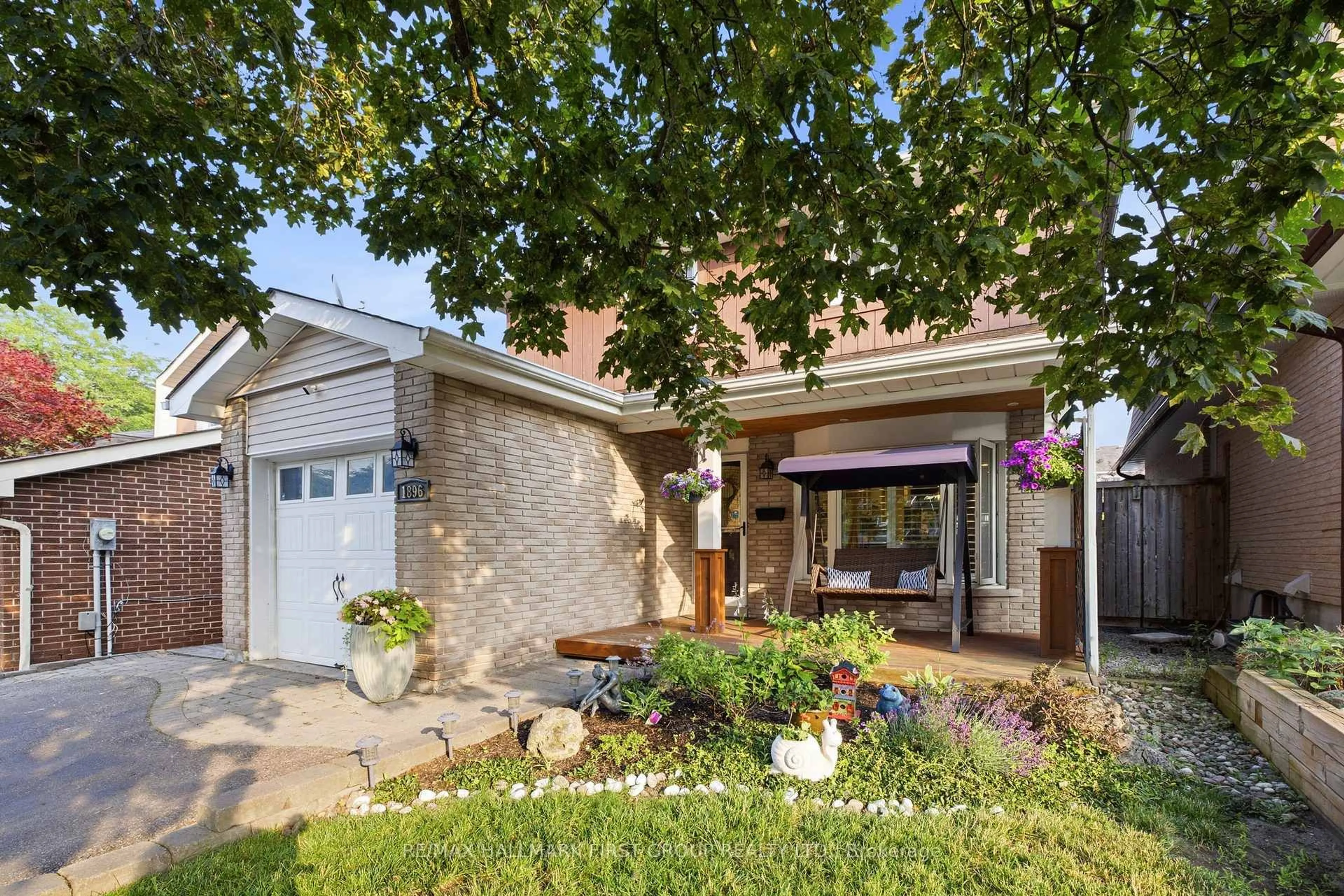 Home with brick exterior material, street for 1896 New St, Pickering Ontario L1V 3J7