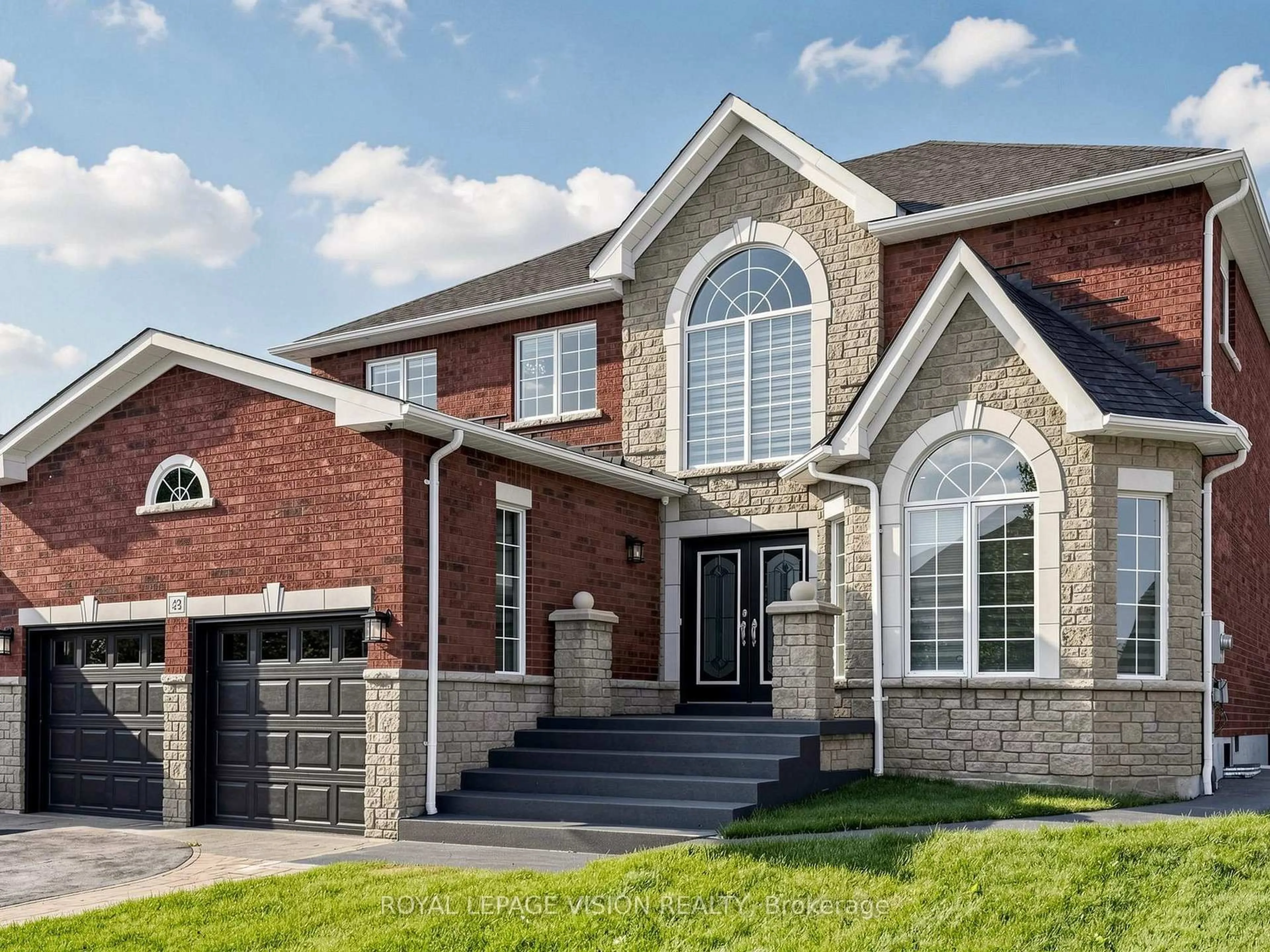 Home with brick exterior material, street for 43 Mac Carl Cres, Whitby Ontario L1R 2T6