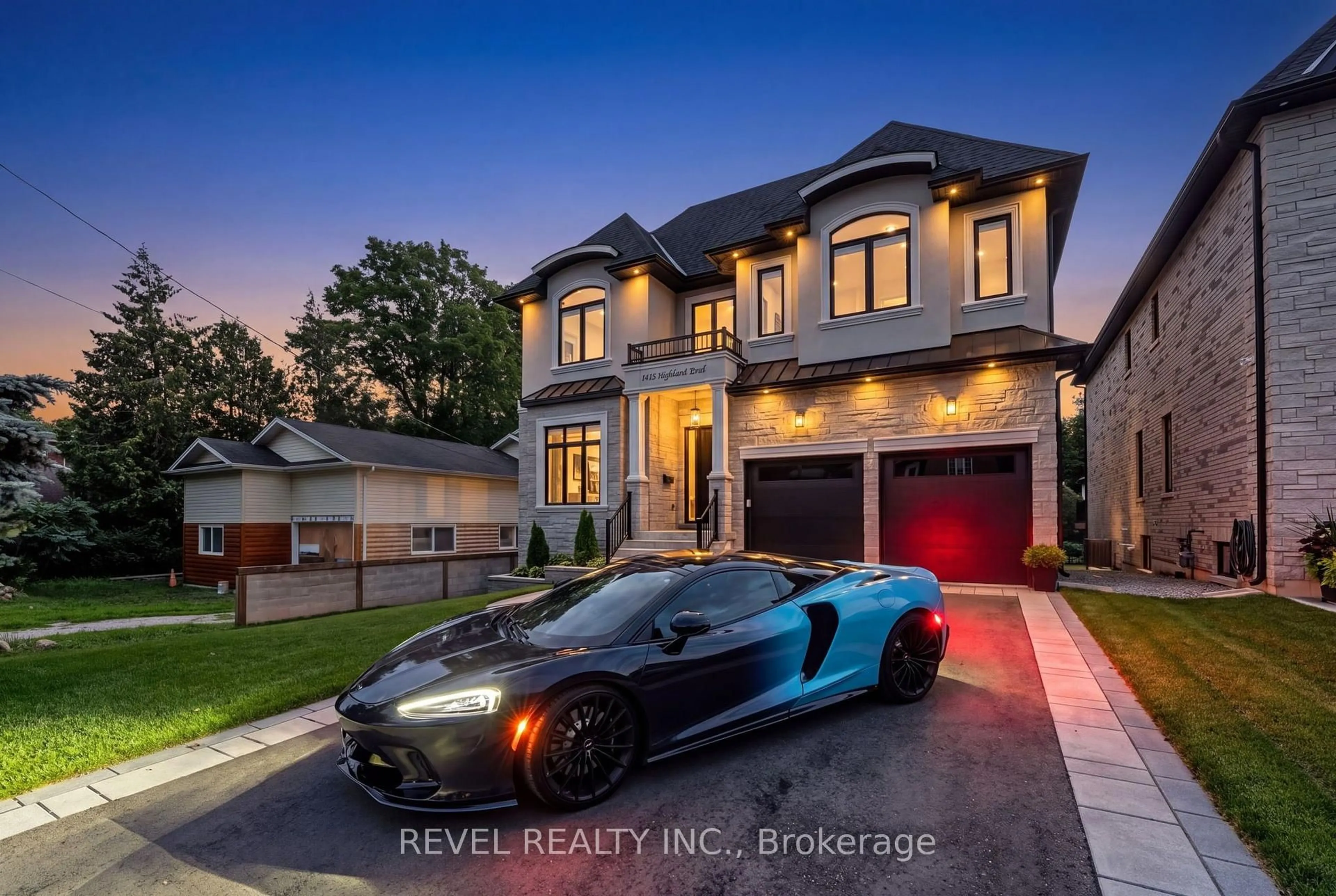 Home with brick exterior material, street for 1472 Highbush Tr, Pickering Ontario L1V 1N5