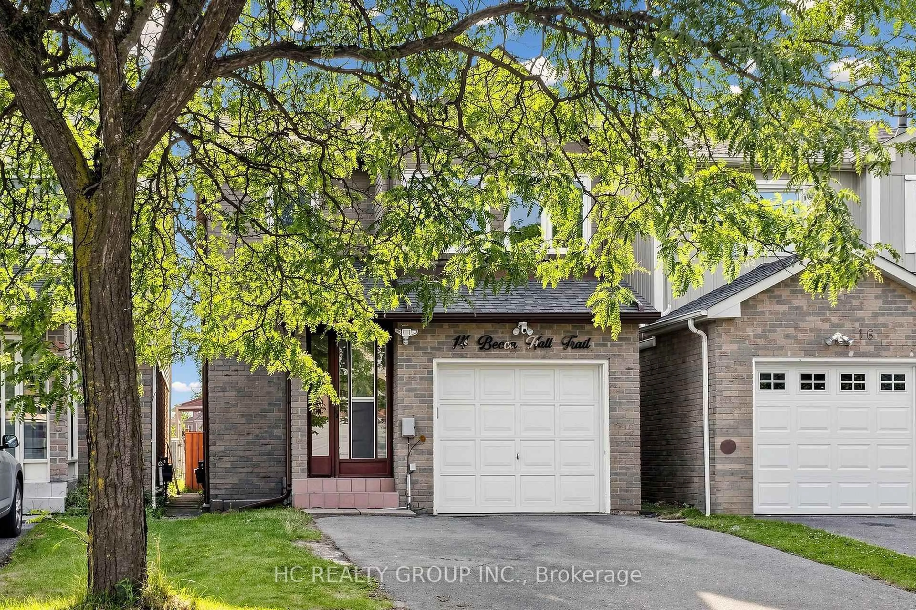 Home with brick exterior material, street for 14 Becca Hall Tr, Toronto Ontario M1V 2T8