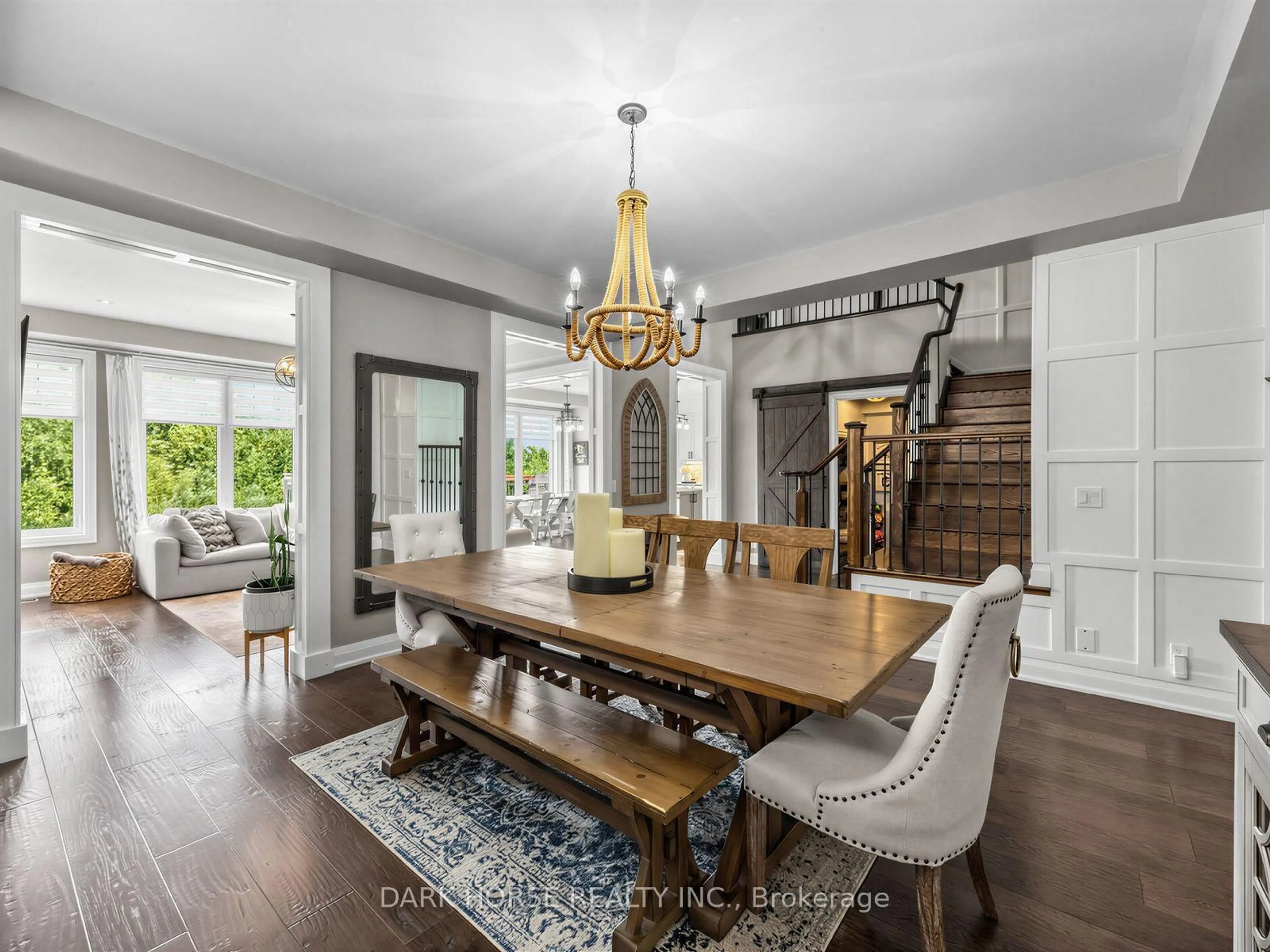 Dining room, wood/laminate floor for 2381 New Providence St, Oshawa Ontario L1L 0C1