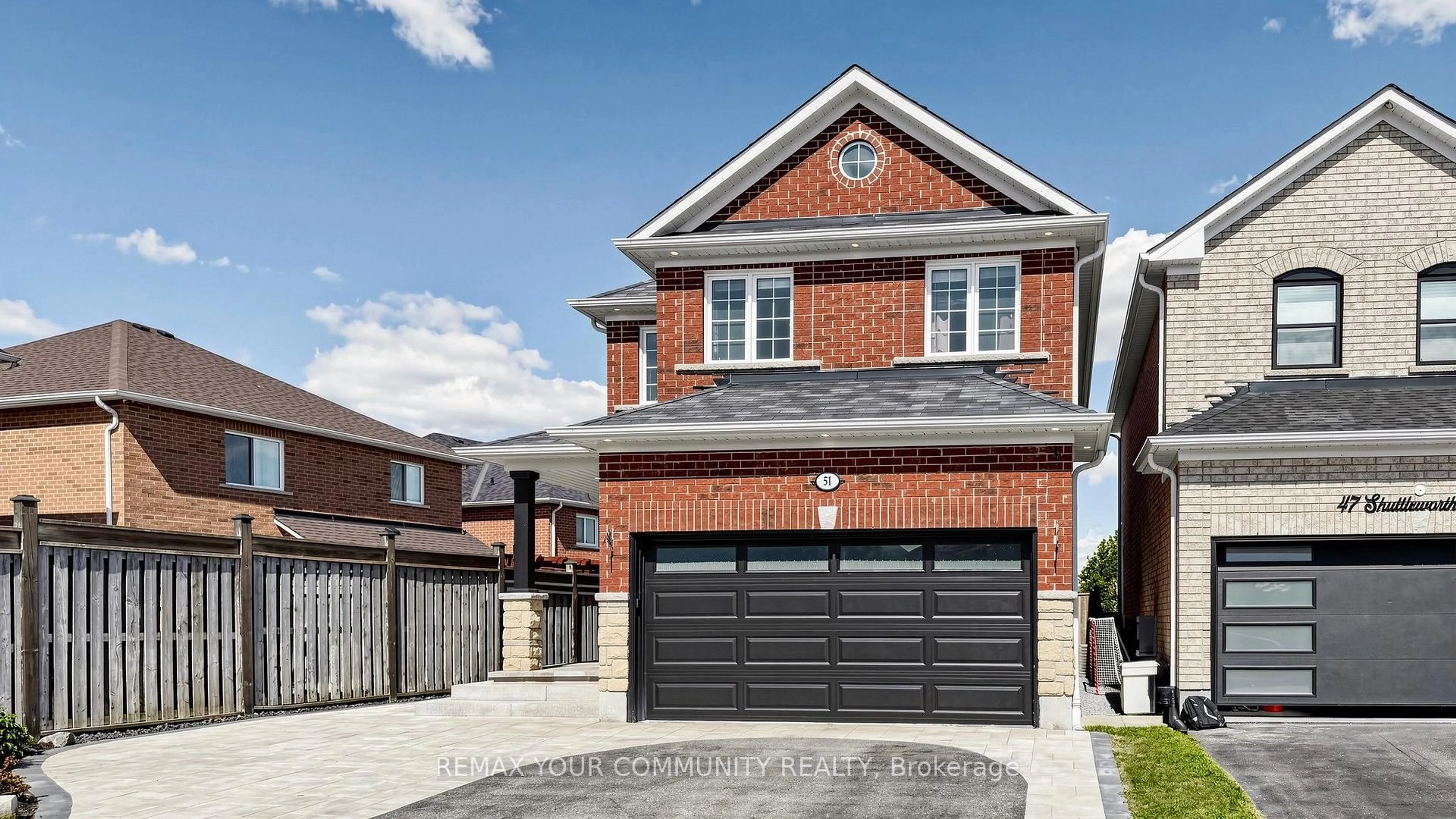 Home with brick exterior material, street for 51 Shuttleworth Dr, Clarington Ontario L1E 3J3