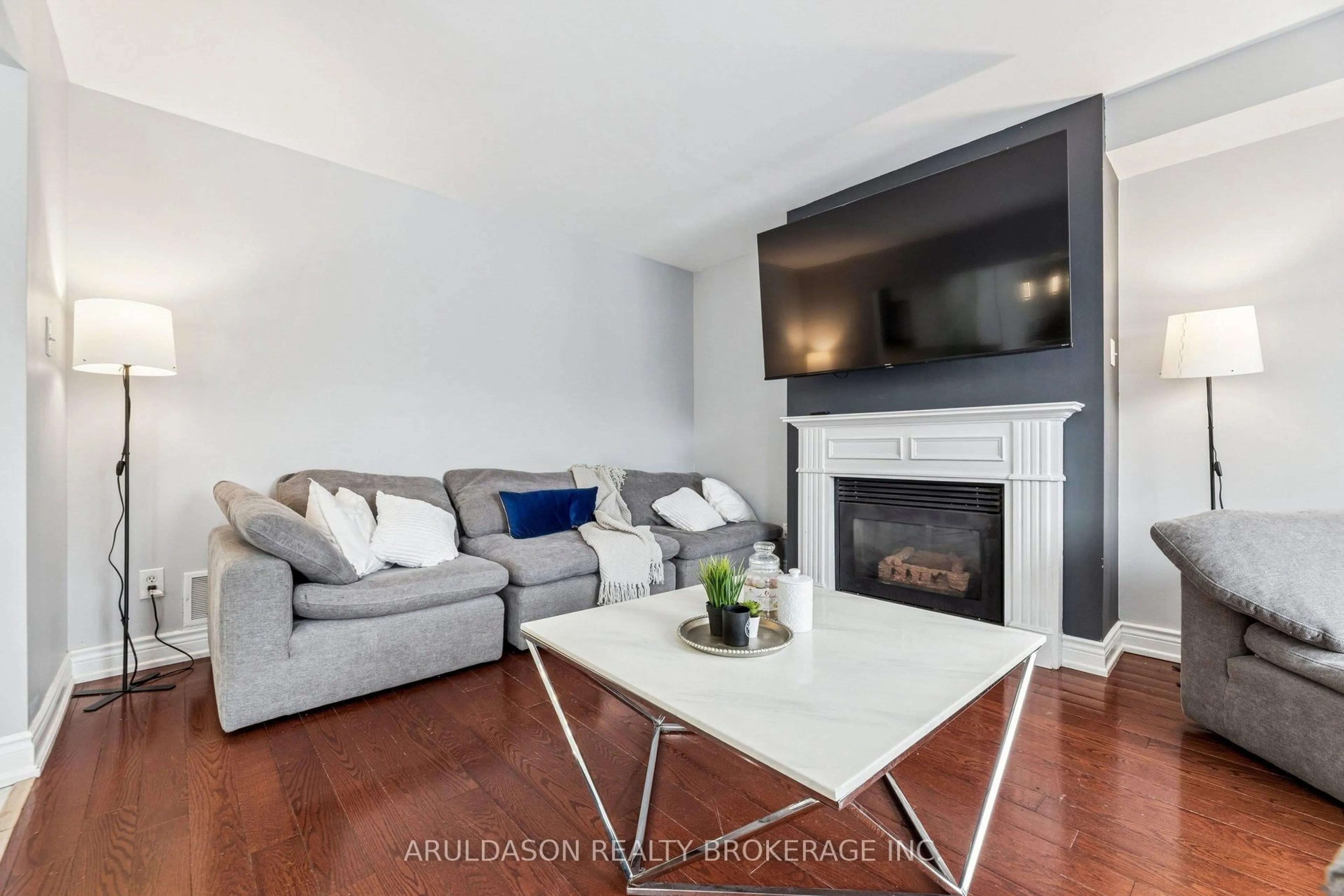 Living room with furniture, unknown for 3 Booth Cres, Ajax Ontario L1Z 1H6