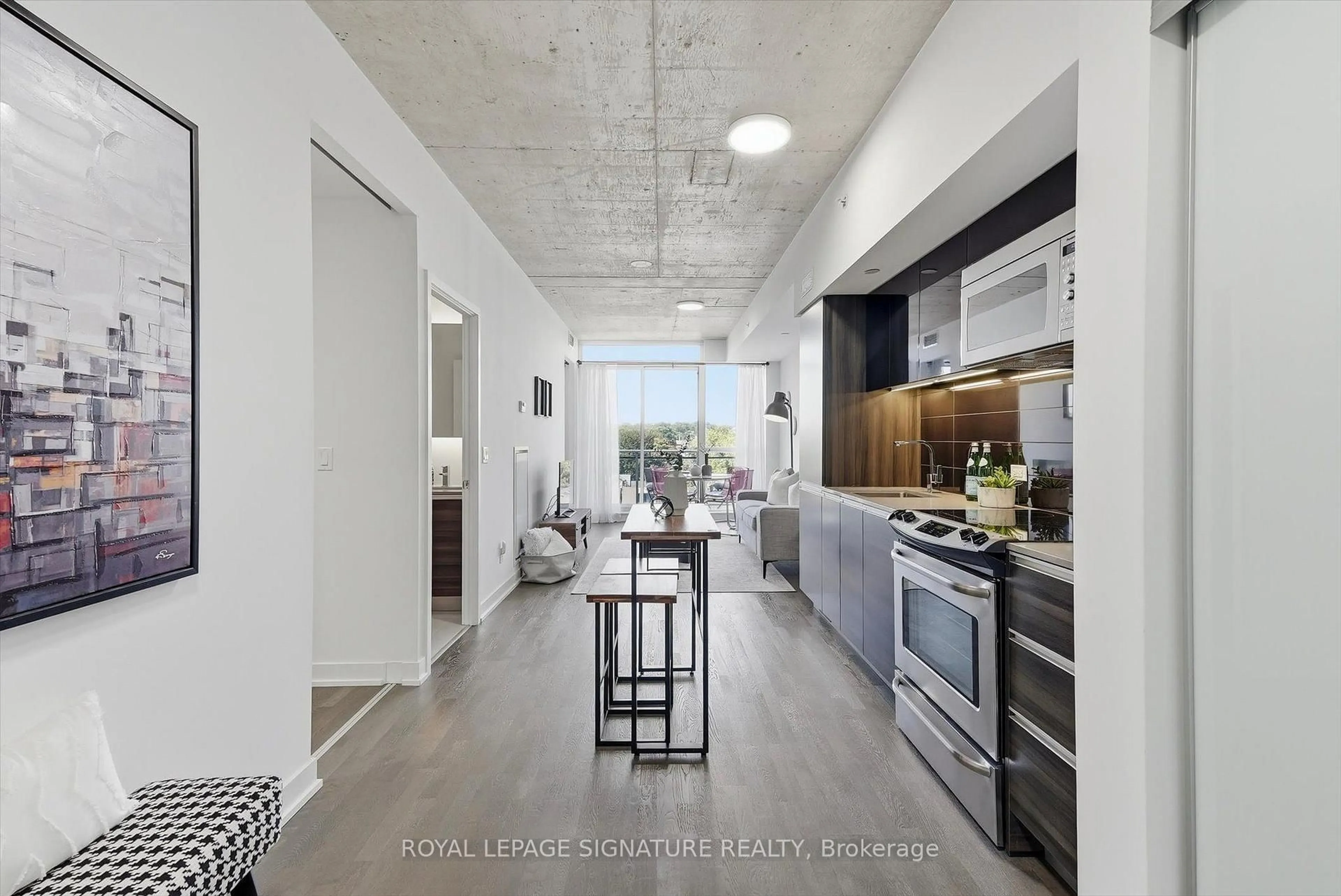 Open concept kitchen, unknown for 1238 Dundas St #711, Toronto Ontario M4M 0C6