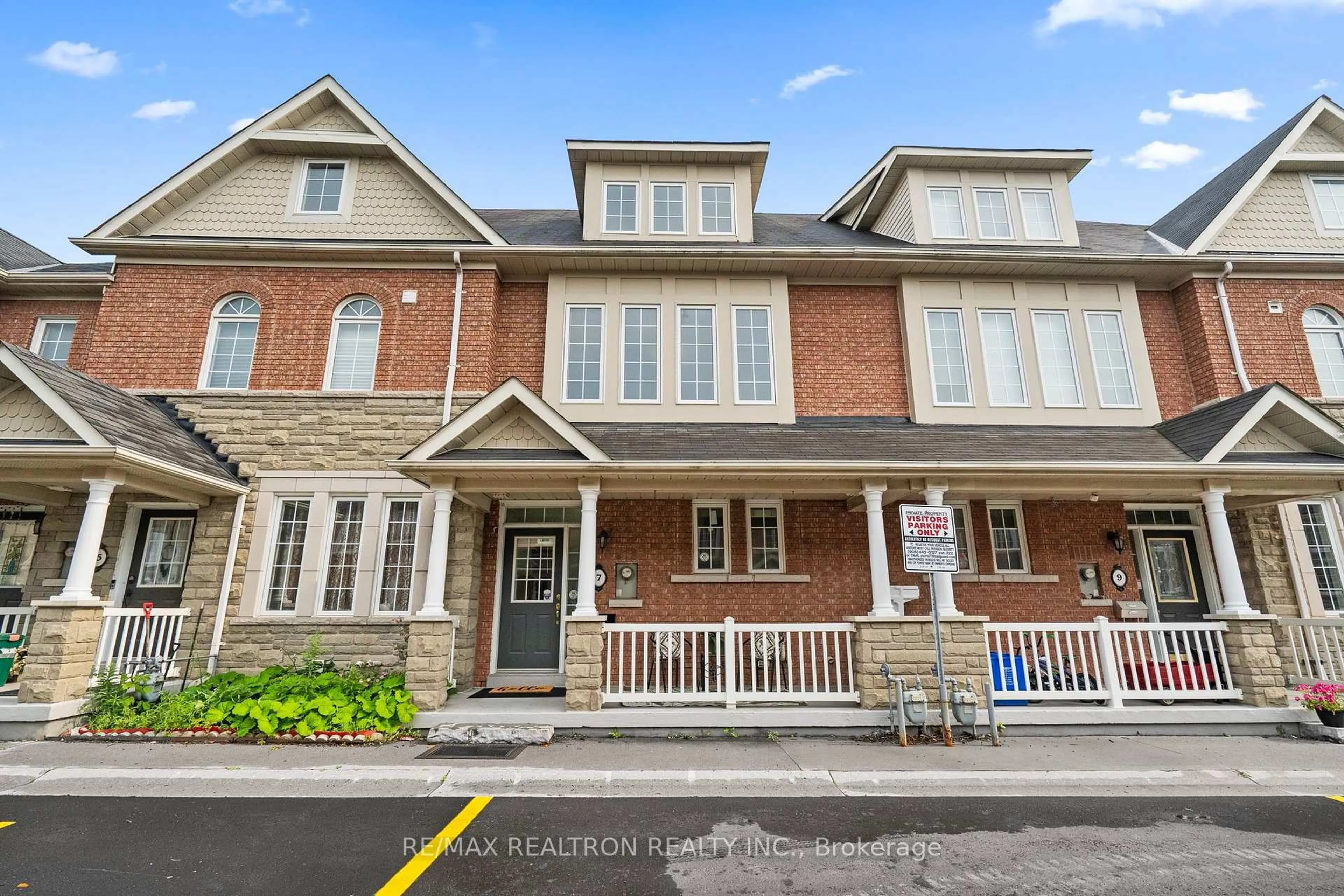 Home with brick exterior material, street for 7 Torr Lane, Ajax Ontario L1S 7N1