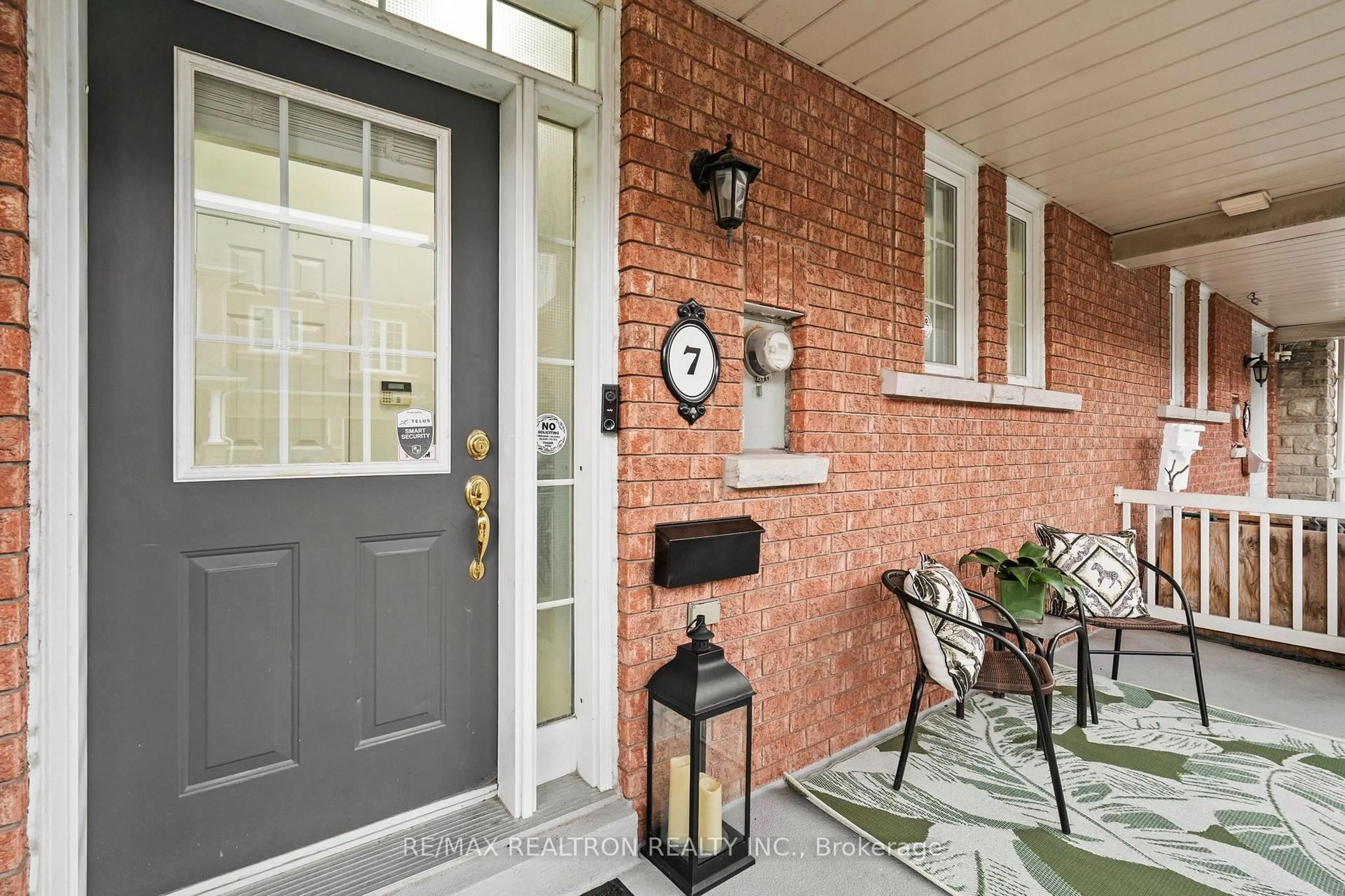 Home with brick exterior material, street for 7 Torr Lane, Ajax Ontario L1S 7N1