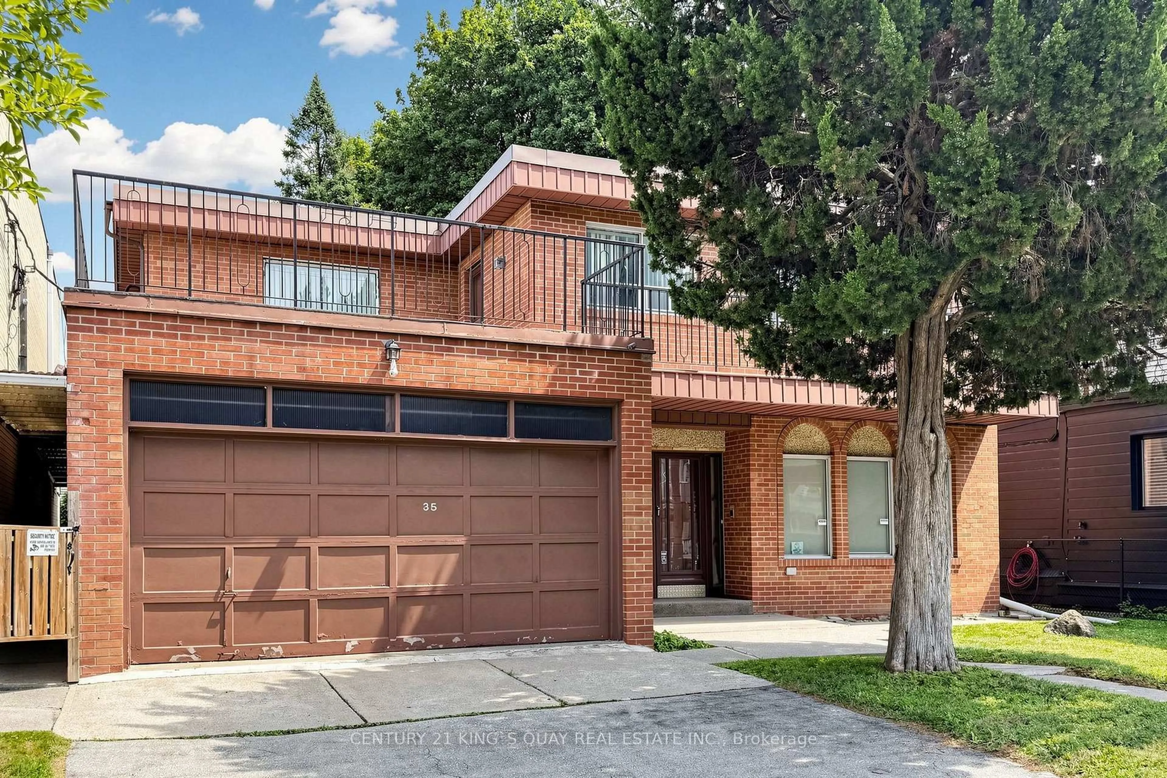 Home with brick exterior material, street for 35 Coxwell Ave, Toronto Ontario M4L 3A9