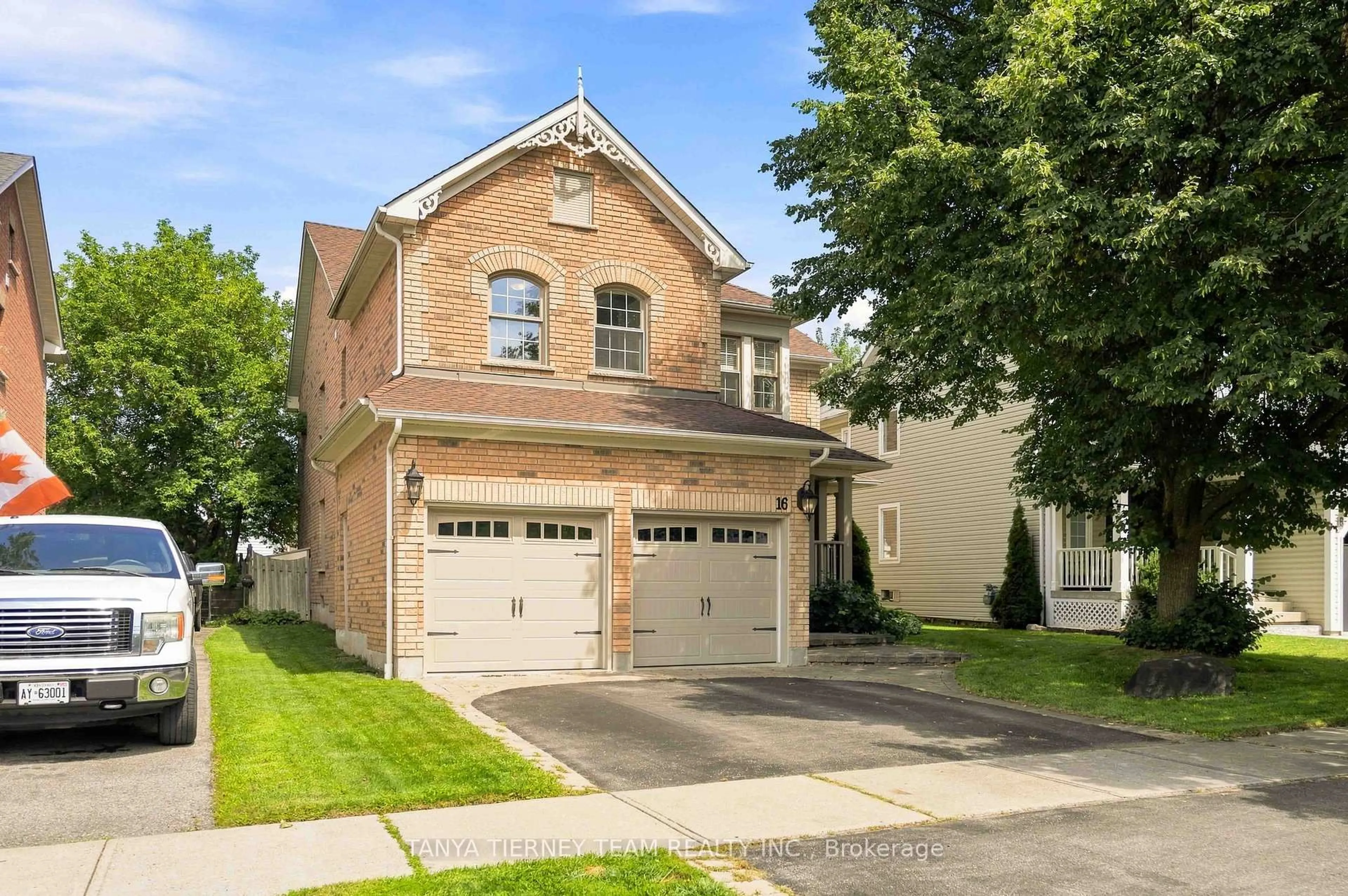 Home with brick exterior material, street for 16 Waring Ave, Whitby Ontario L1M 1G4
